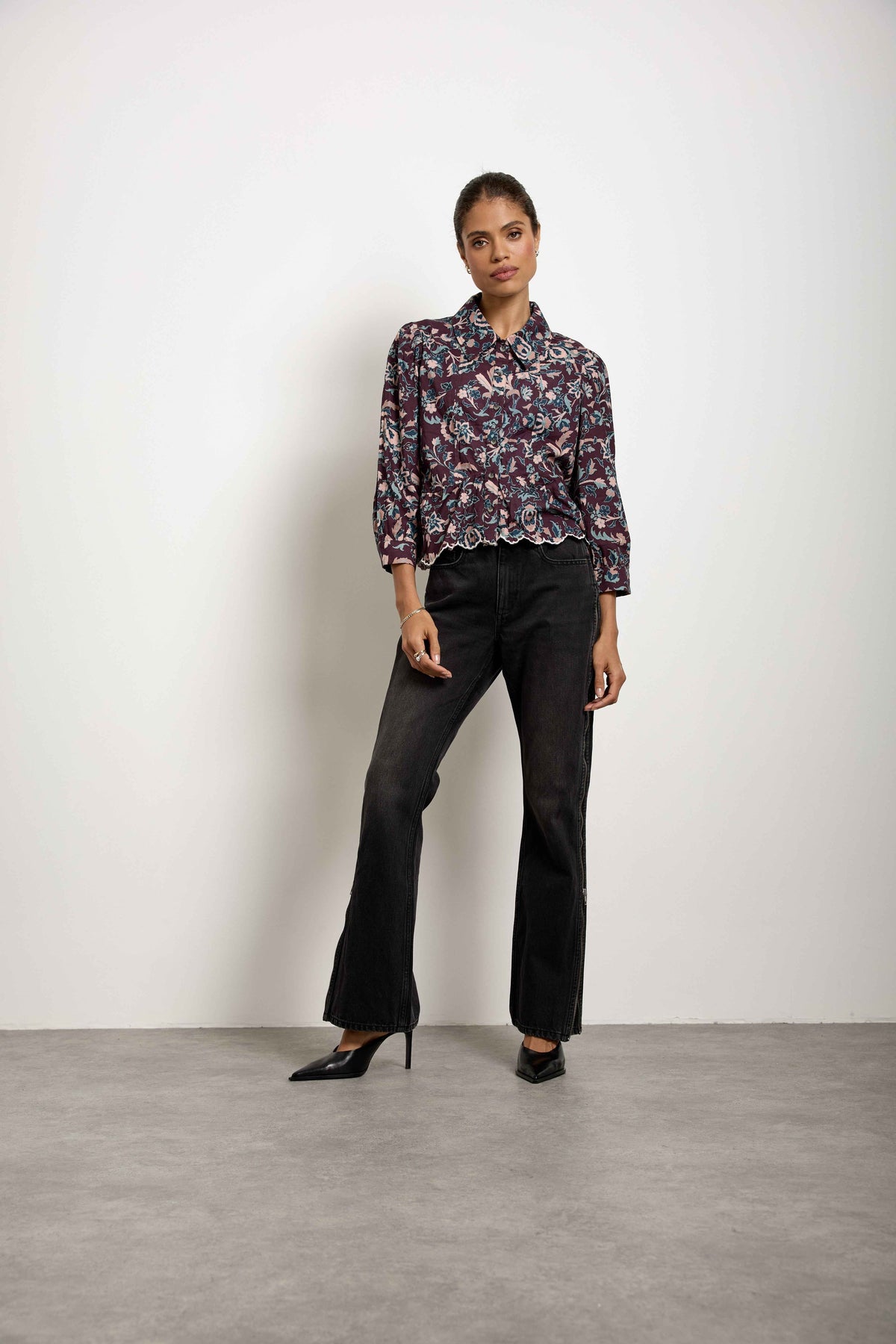 Tate Top In Beet Suzani