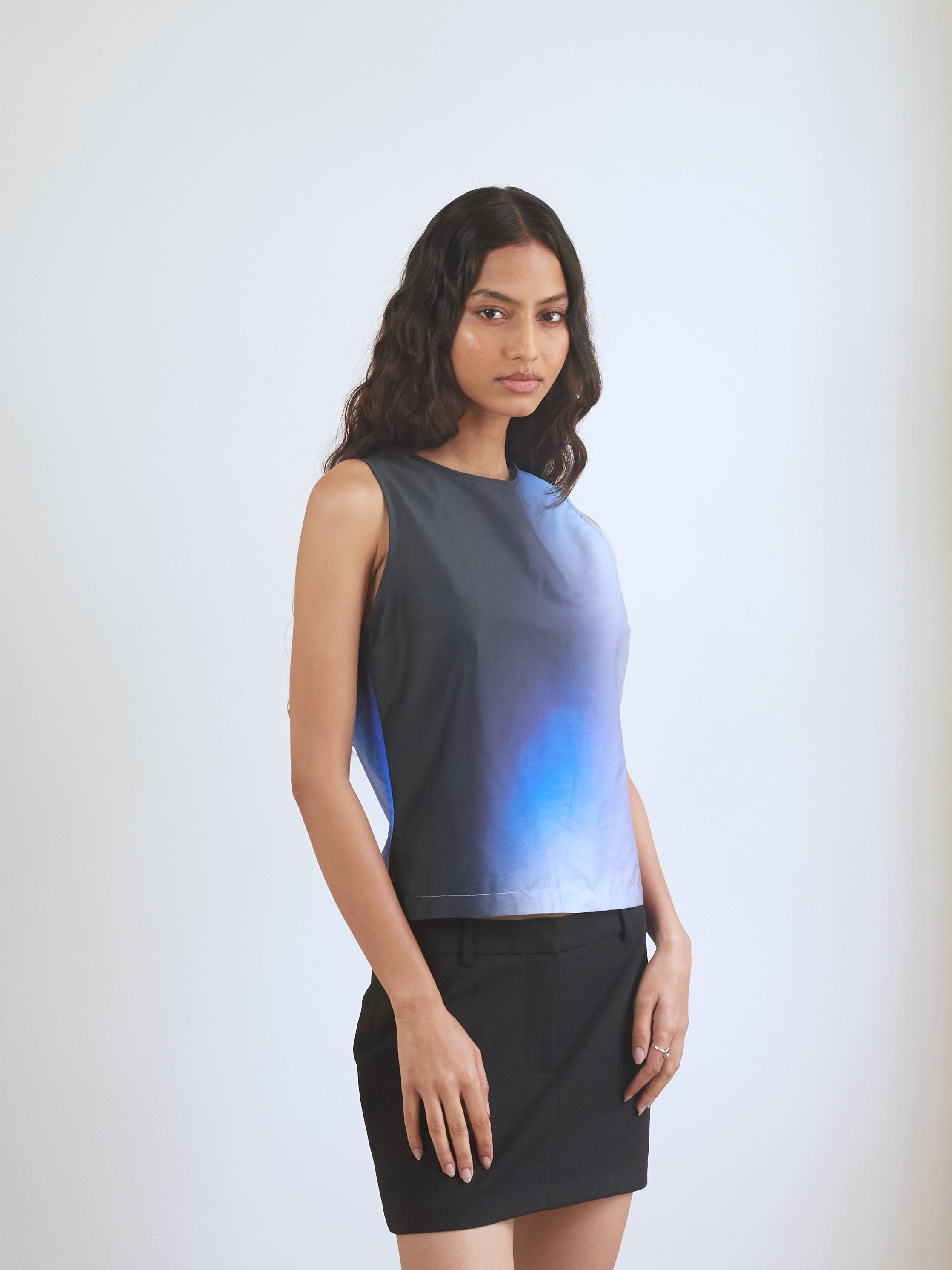 Prism Sleeveless Printed Top