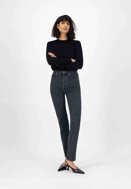 Piper Straight Jeans – Used Black