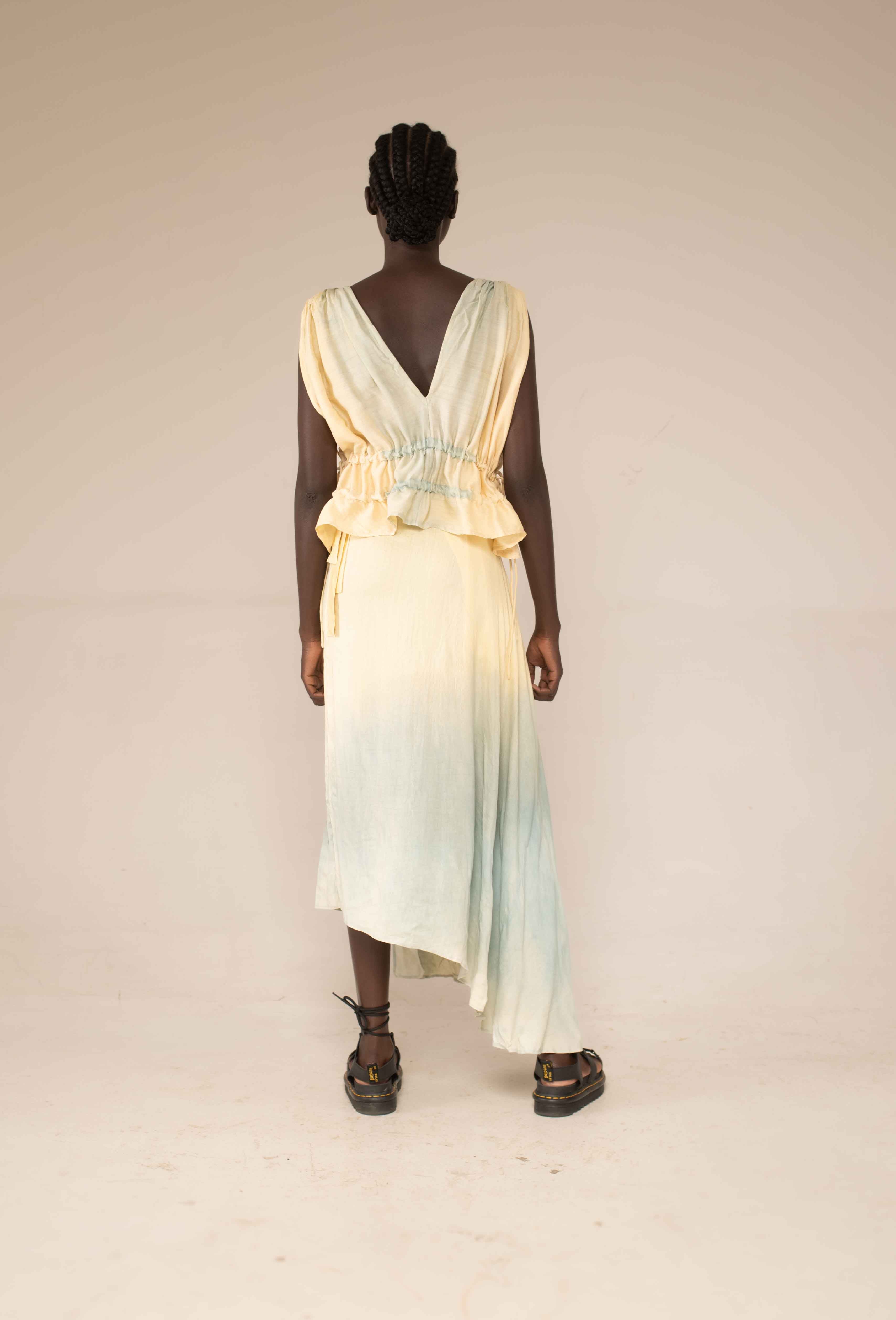 Cleo top - ocean ombre