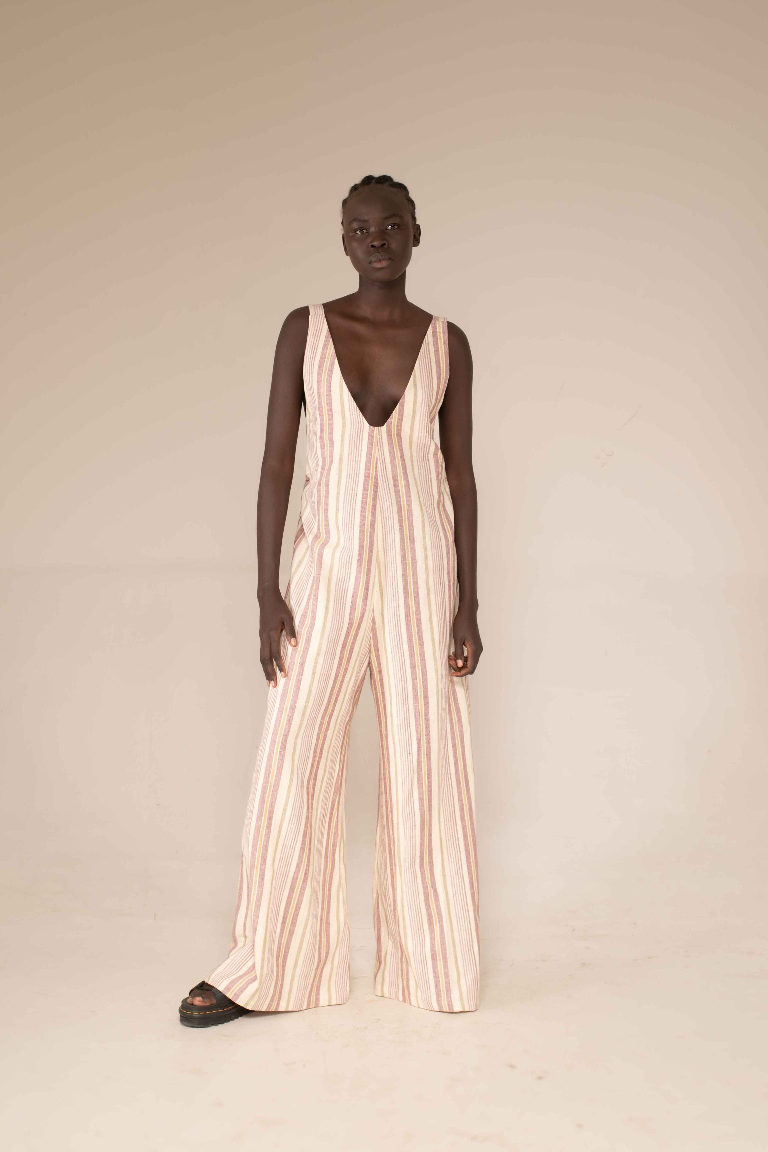 Onesie - Sisal stripe