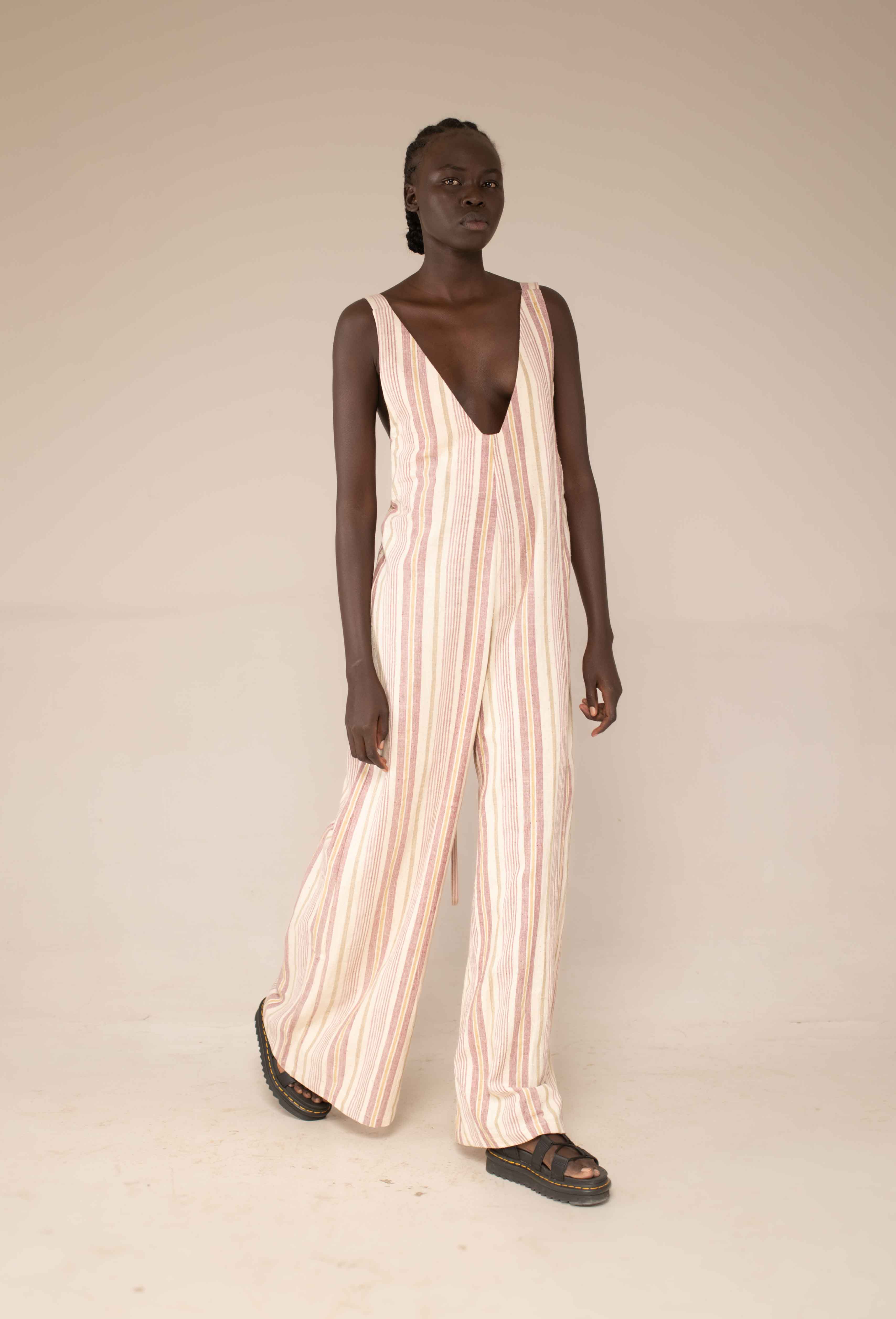 Onesie - Sisal stripe