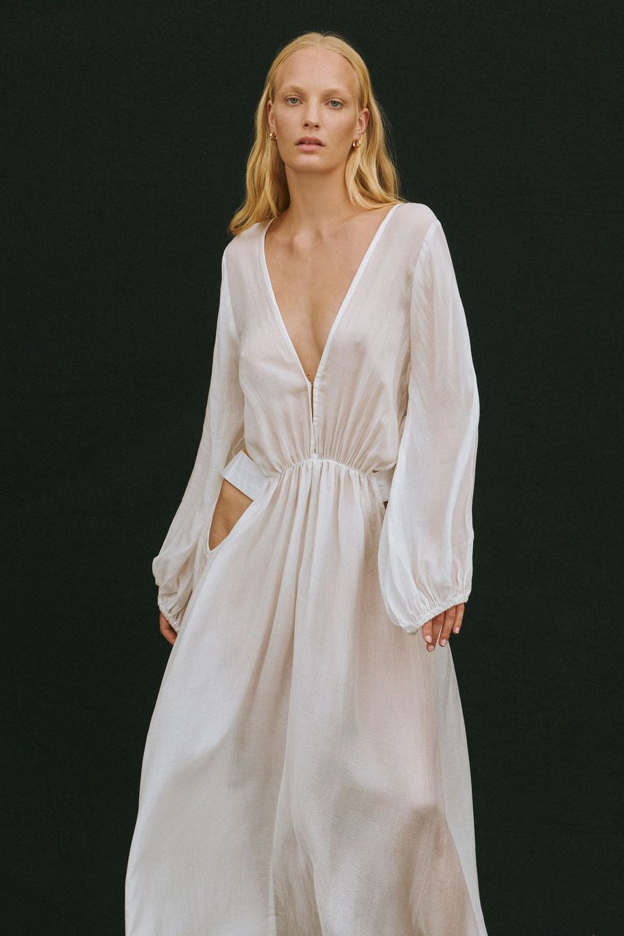 ATHENA DRESS WHITE