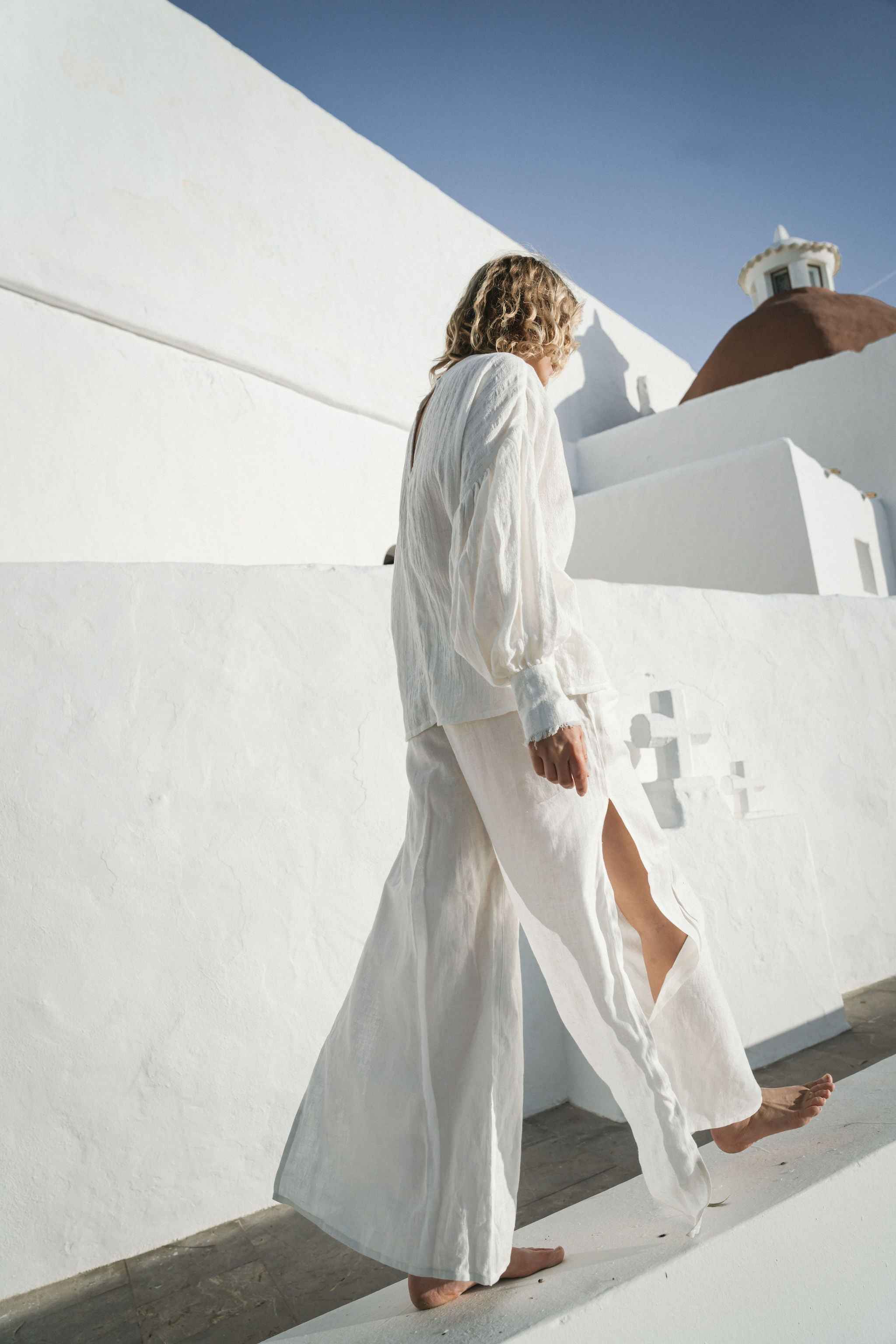 EVOLVE LINEN TROUSERS