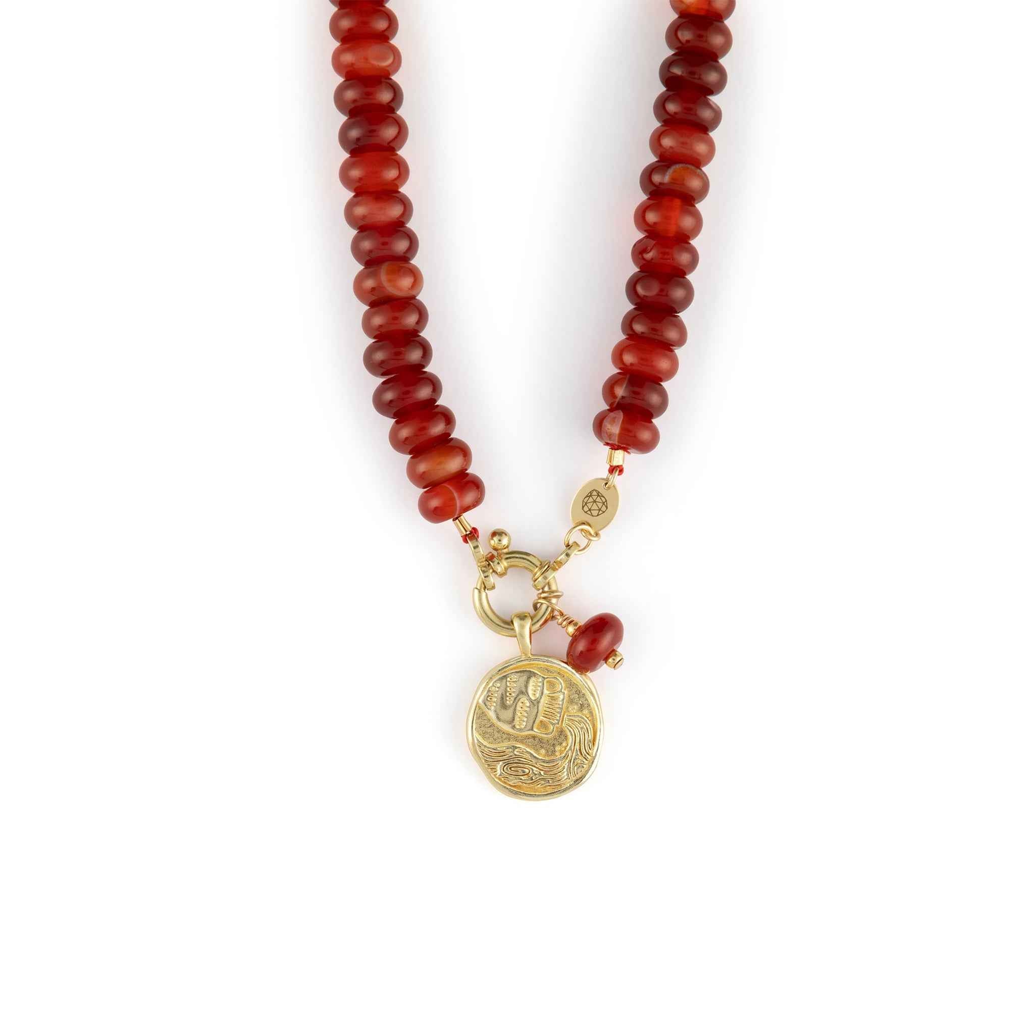 Aquarius Zodiac Coin Pendant Necklace