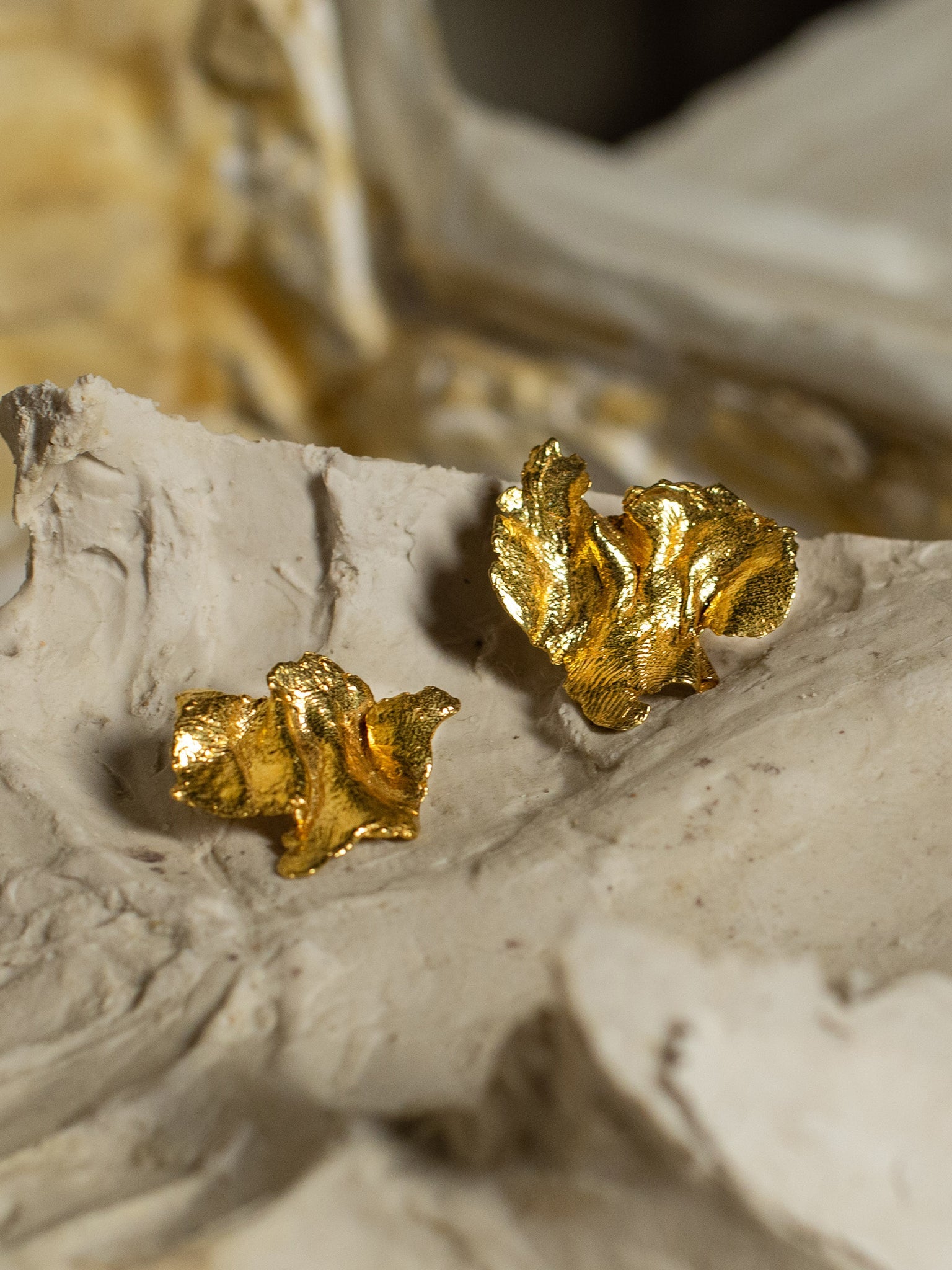 Artemis Goddess Earrings Gold