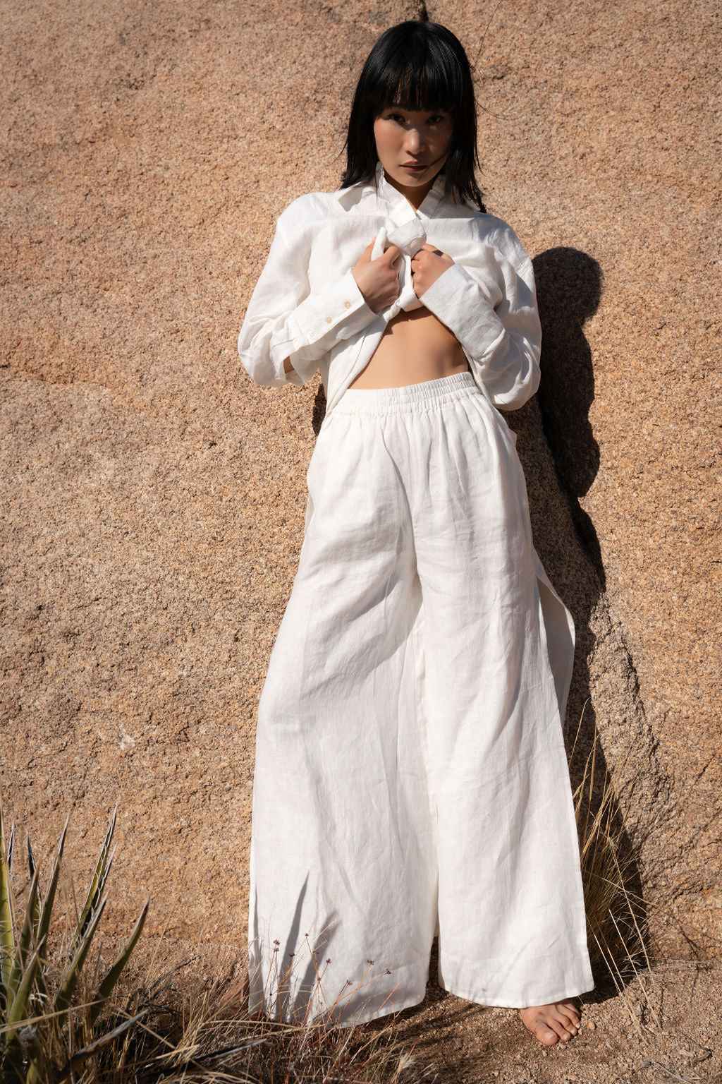 EVOLVE LINEN TROUSERS