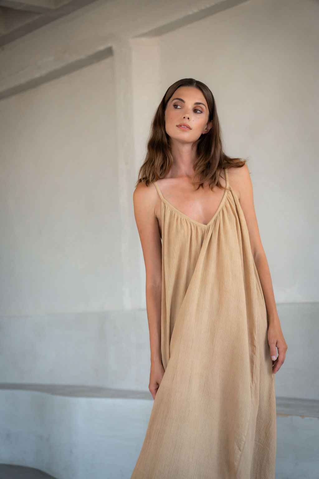 DULCE VIDA DRESS - SAND