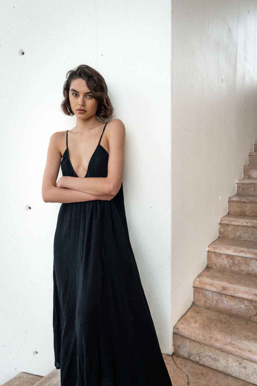DULCE VIDA DRESS - BLACK