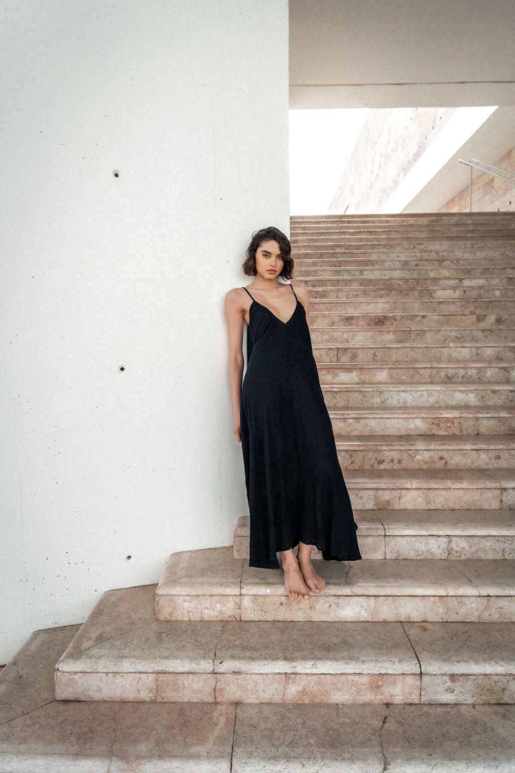 DULCE VIDA DRESS - BLACK