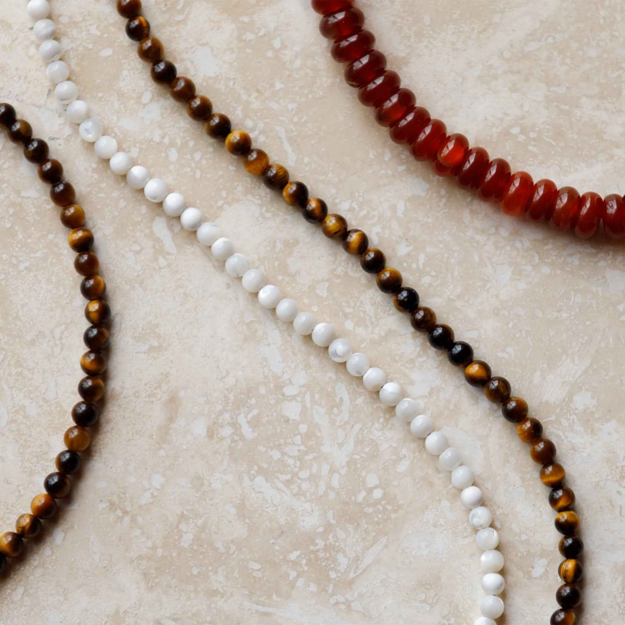 Tiger’s Eye Āina Beaded Bracelet
