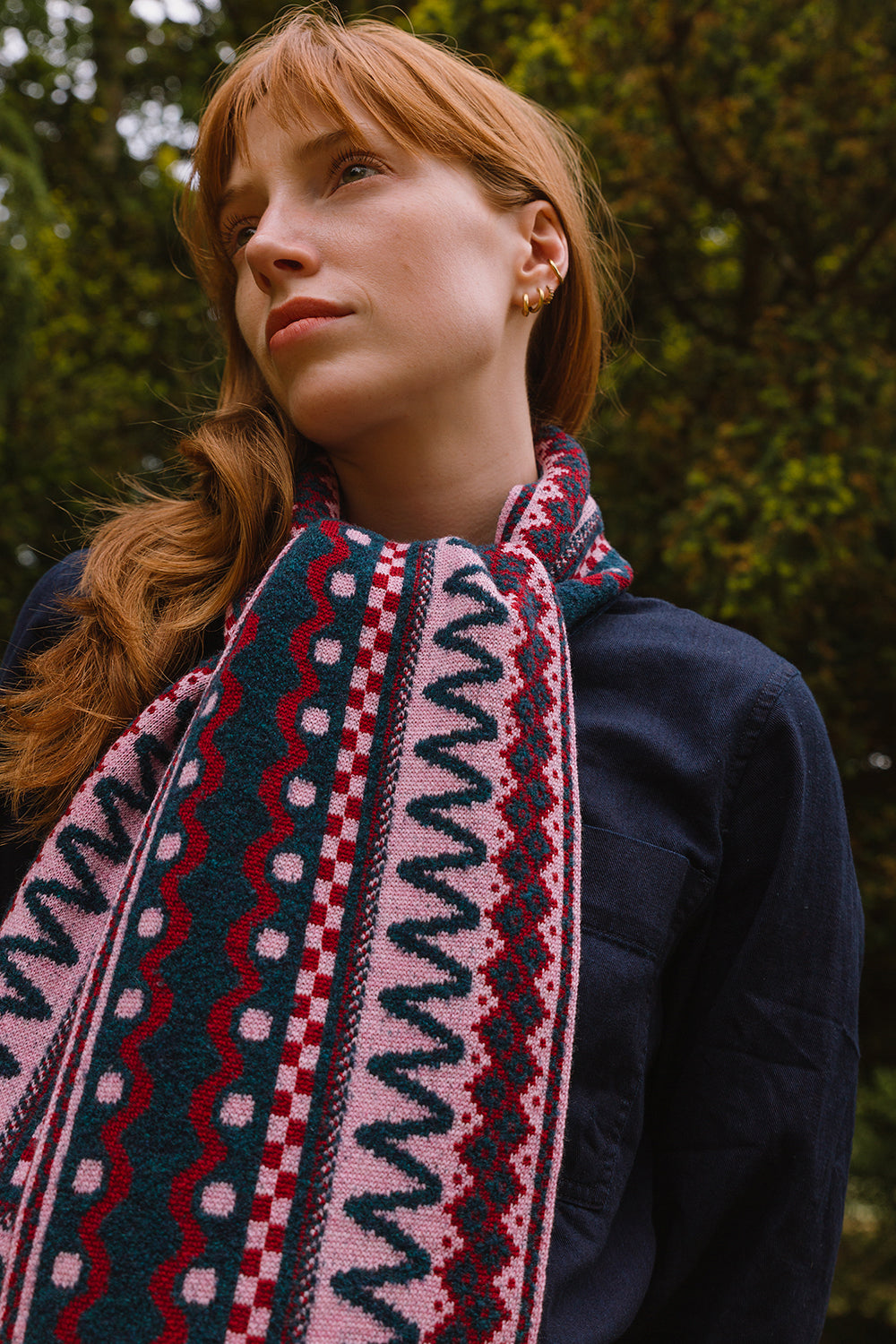 Blockley Scarf – Berry