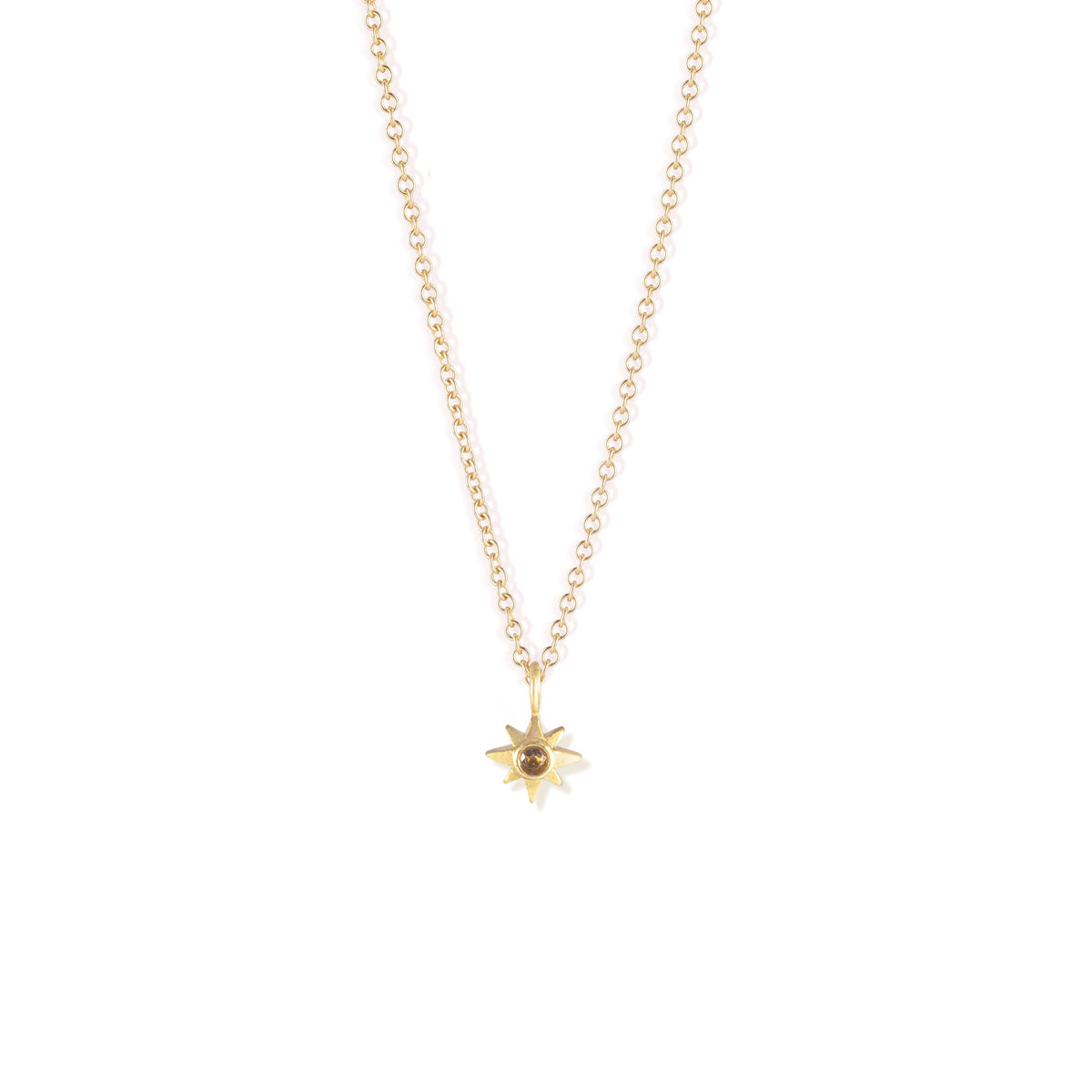 White Topaz Capella Pendant Necklace