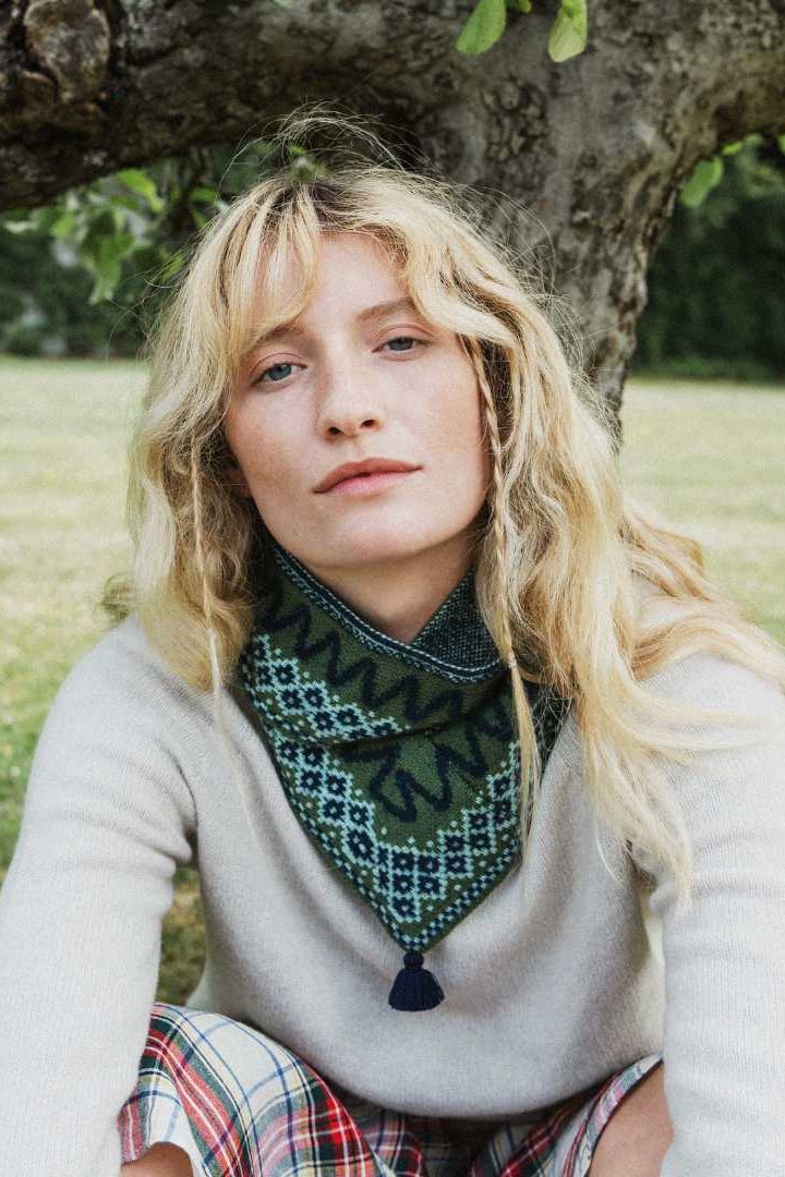 Blockley Mini Twisted Snood | Mint