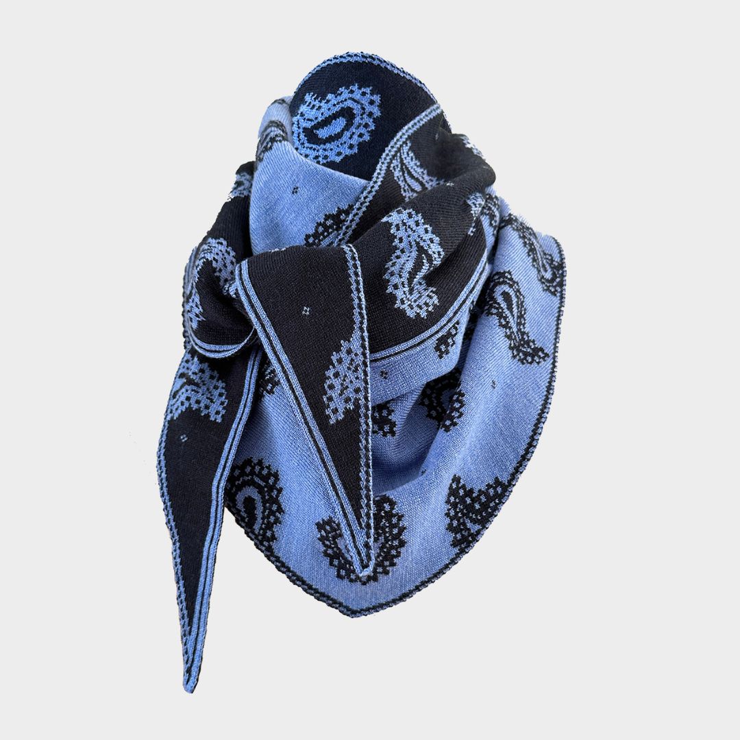 Painswick Paisley Shawl | Midnight