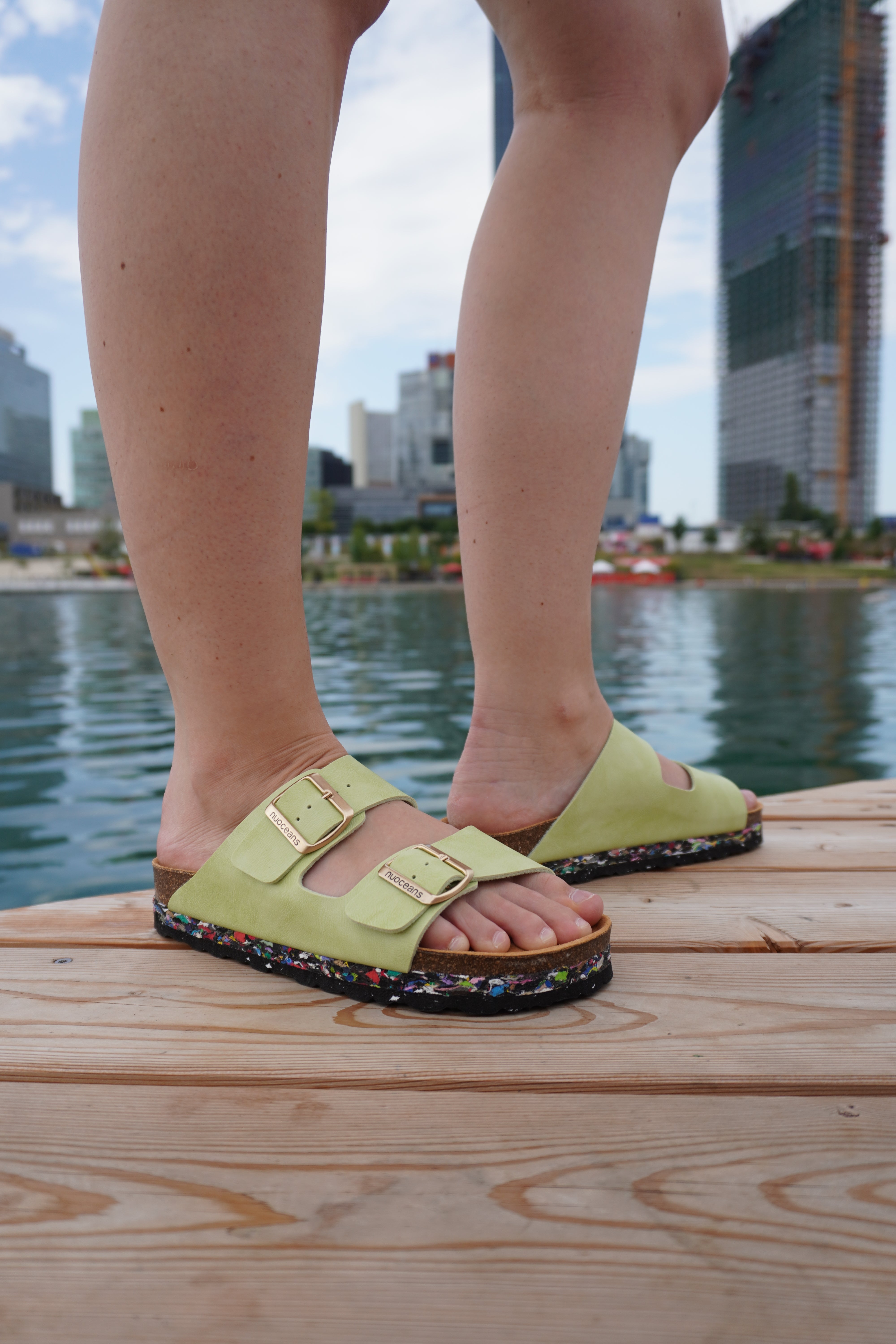 MATCHA | Sandal Green