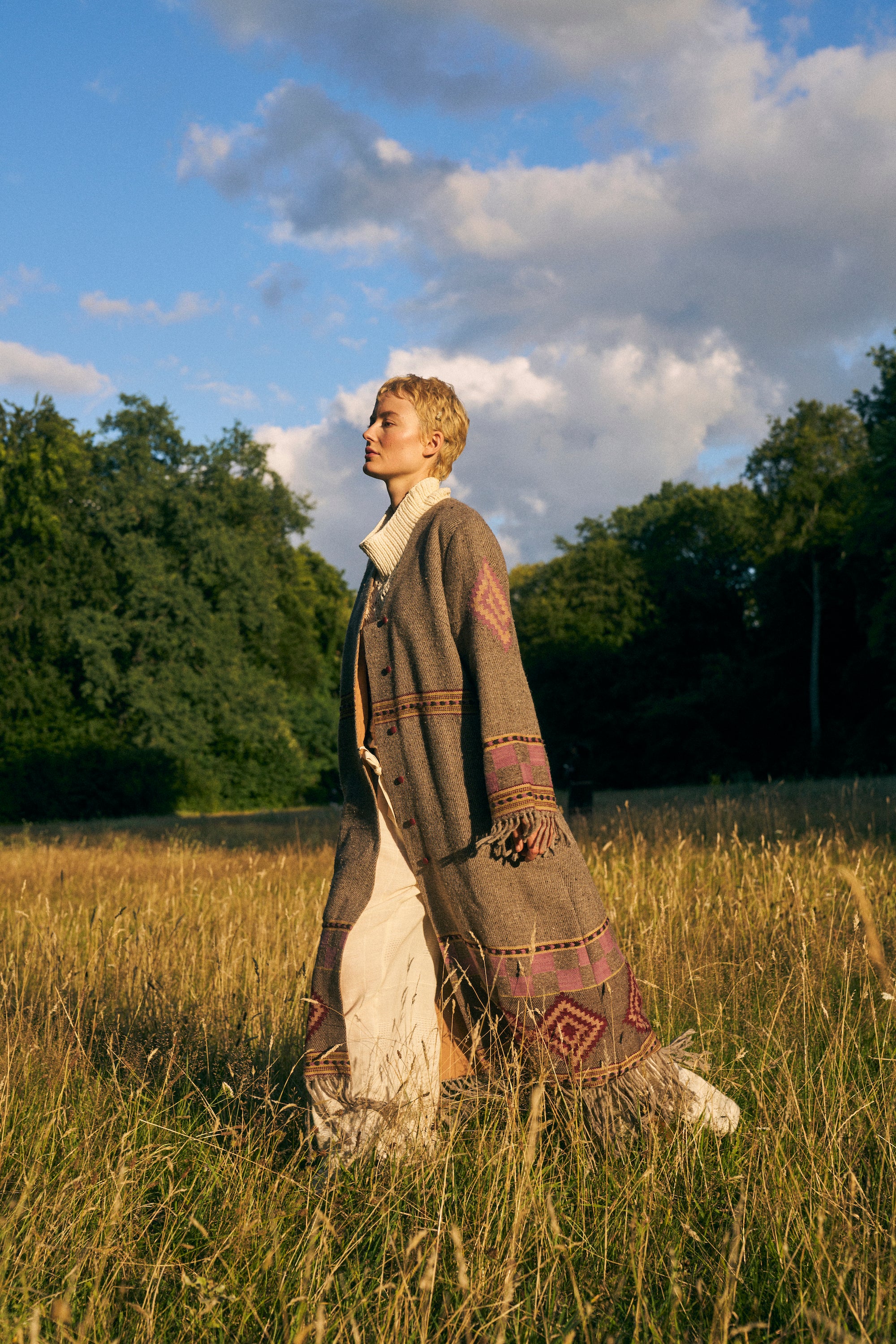 The Kullu Wool Coat - Pepper