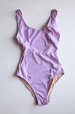 ELISA SCOOP BACK CLASSIC ONE PIECE  LILAC