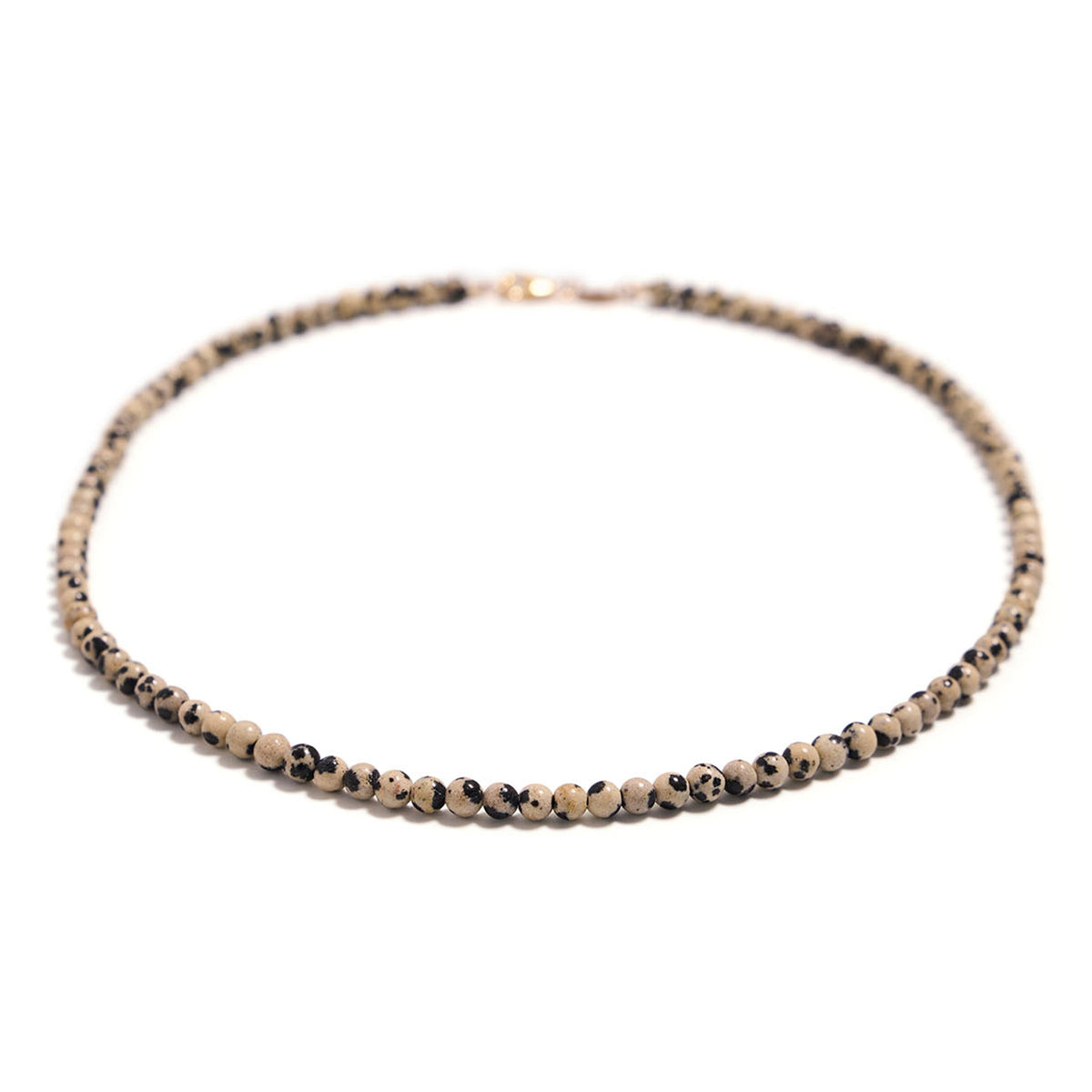 Dalmatian Jasper Āina Beaded Necklace