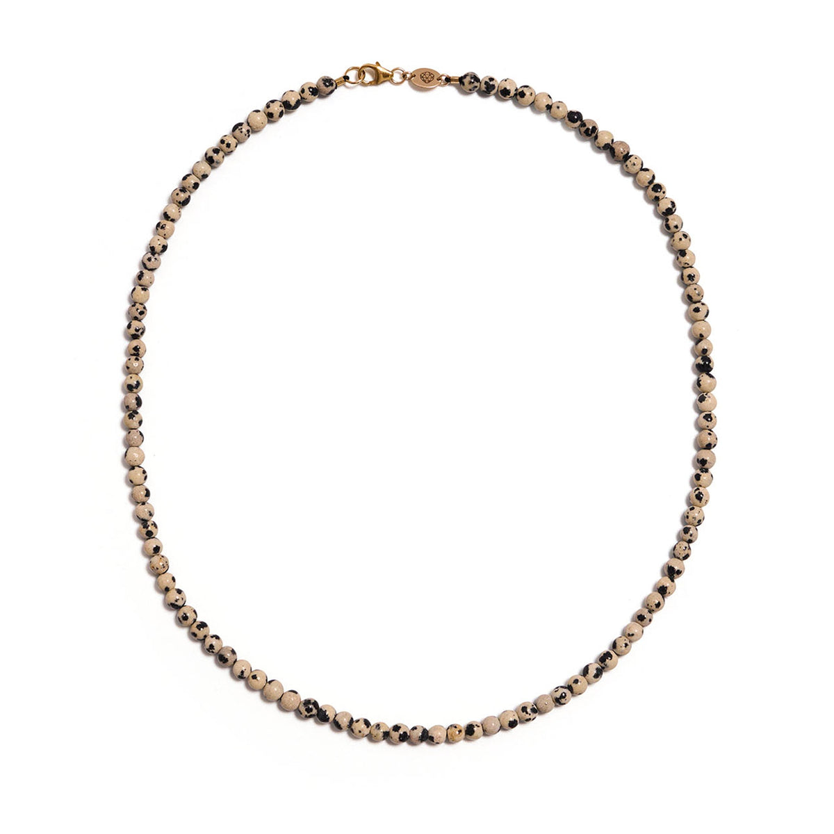 Dalmatian Jasper Āina Beaded Necklace