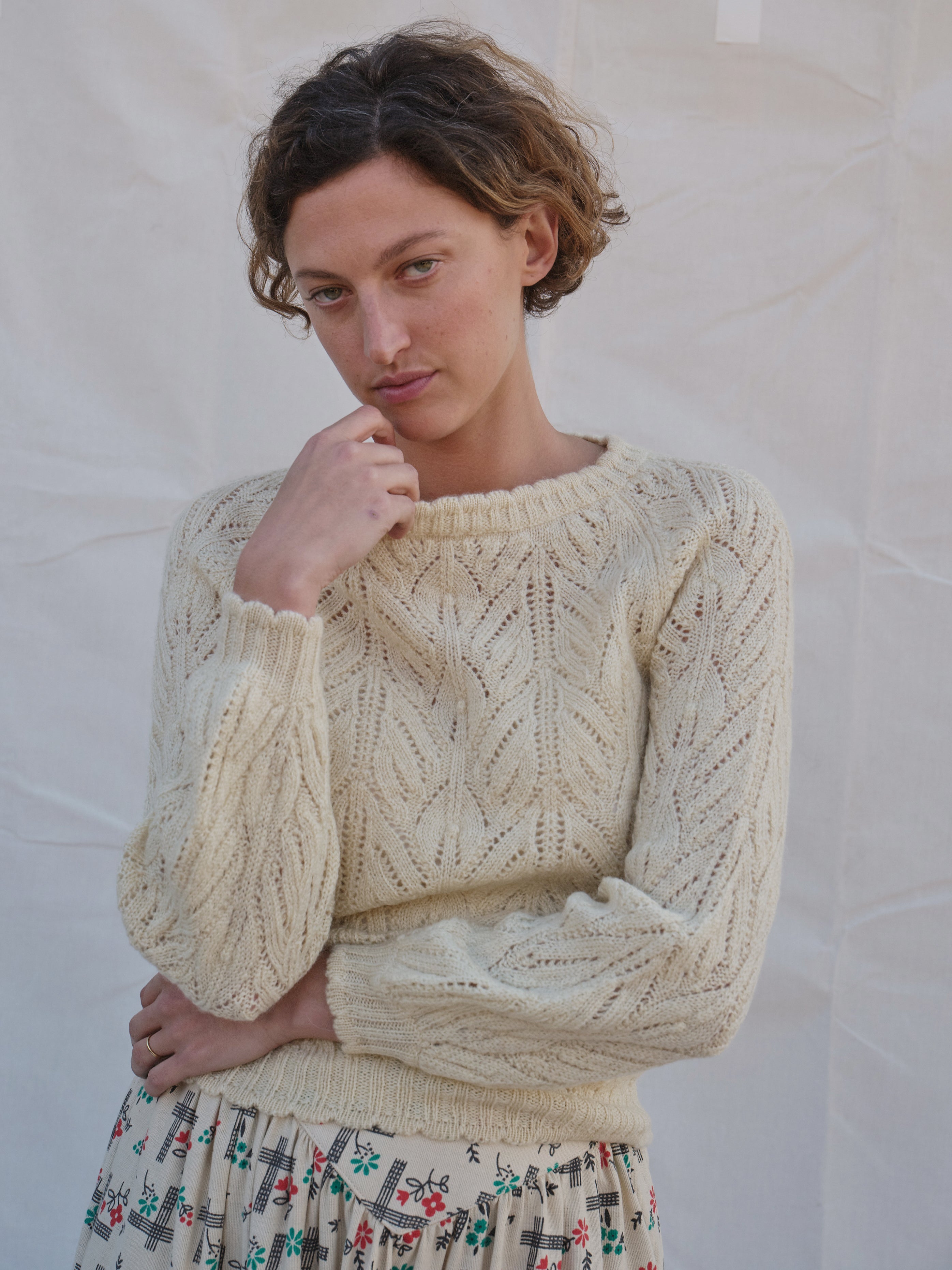 Wyre Jumper in Ecru