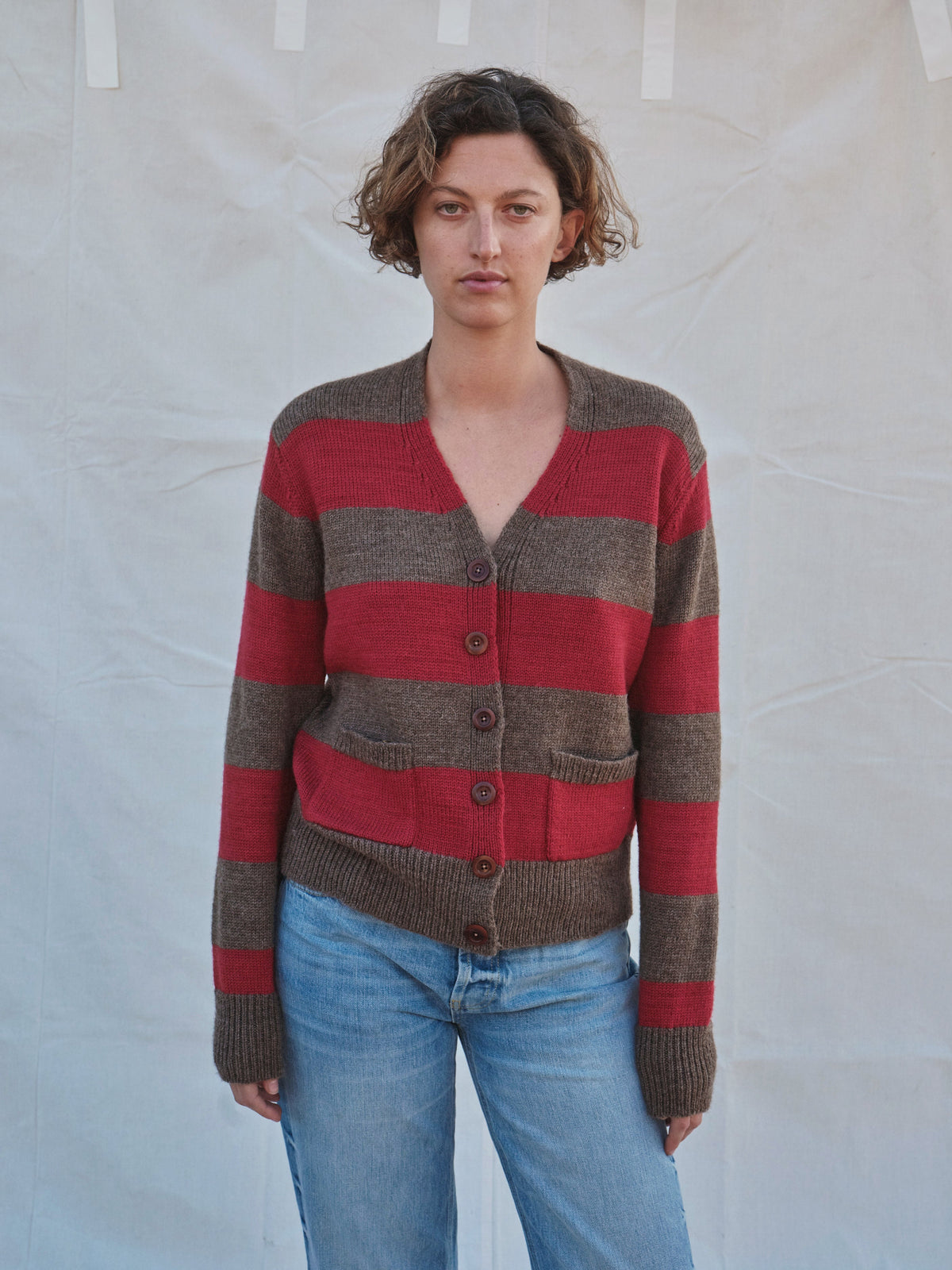 Pendle Cardigan in Peat & Jam