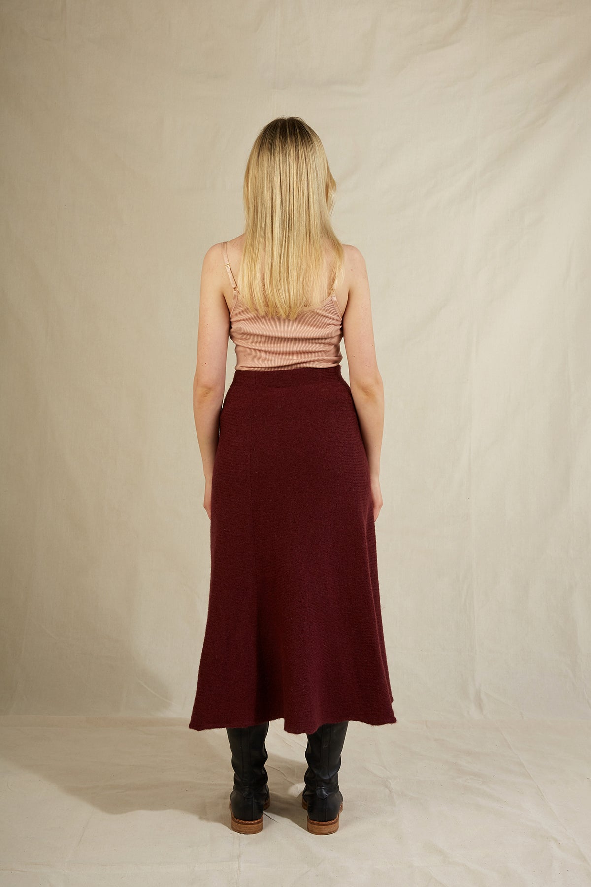 Carolyn Skirt in Claret