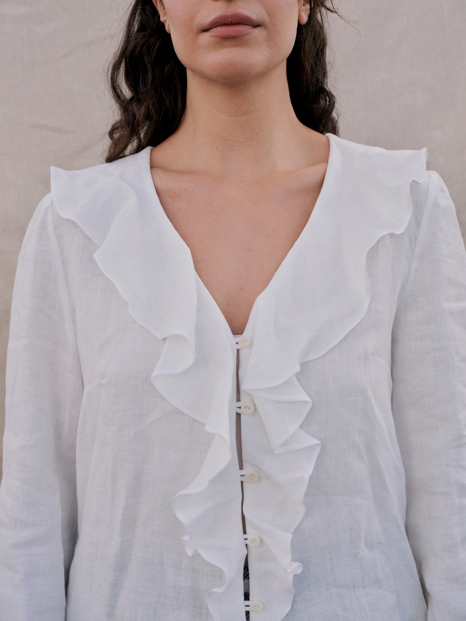 Brandy Blouse in Pearl