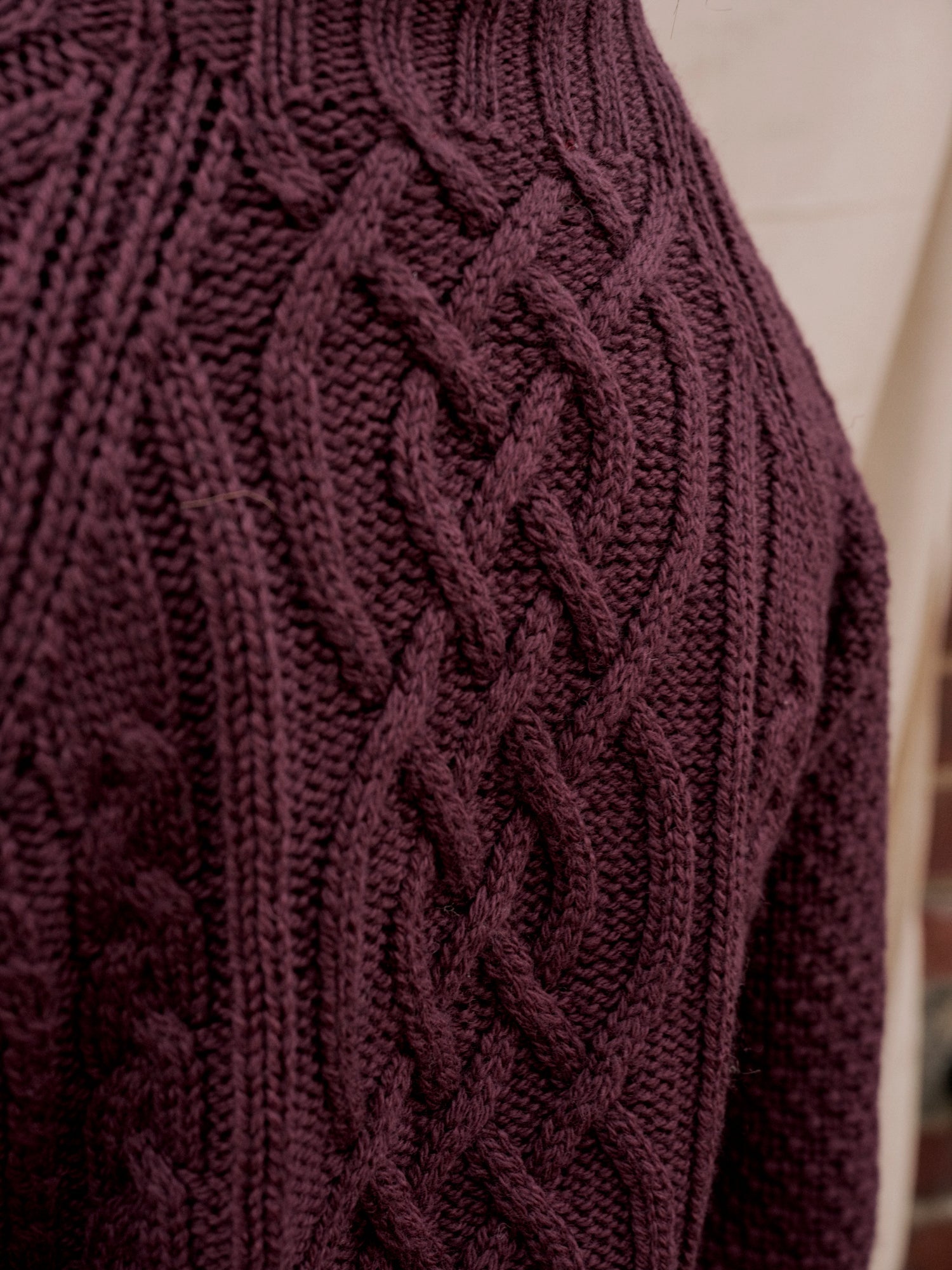 Whitby Jumper in Plum