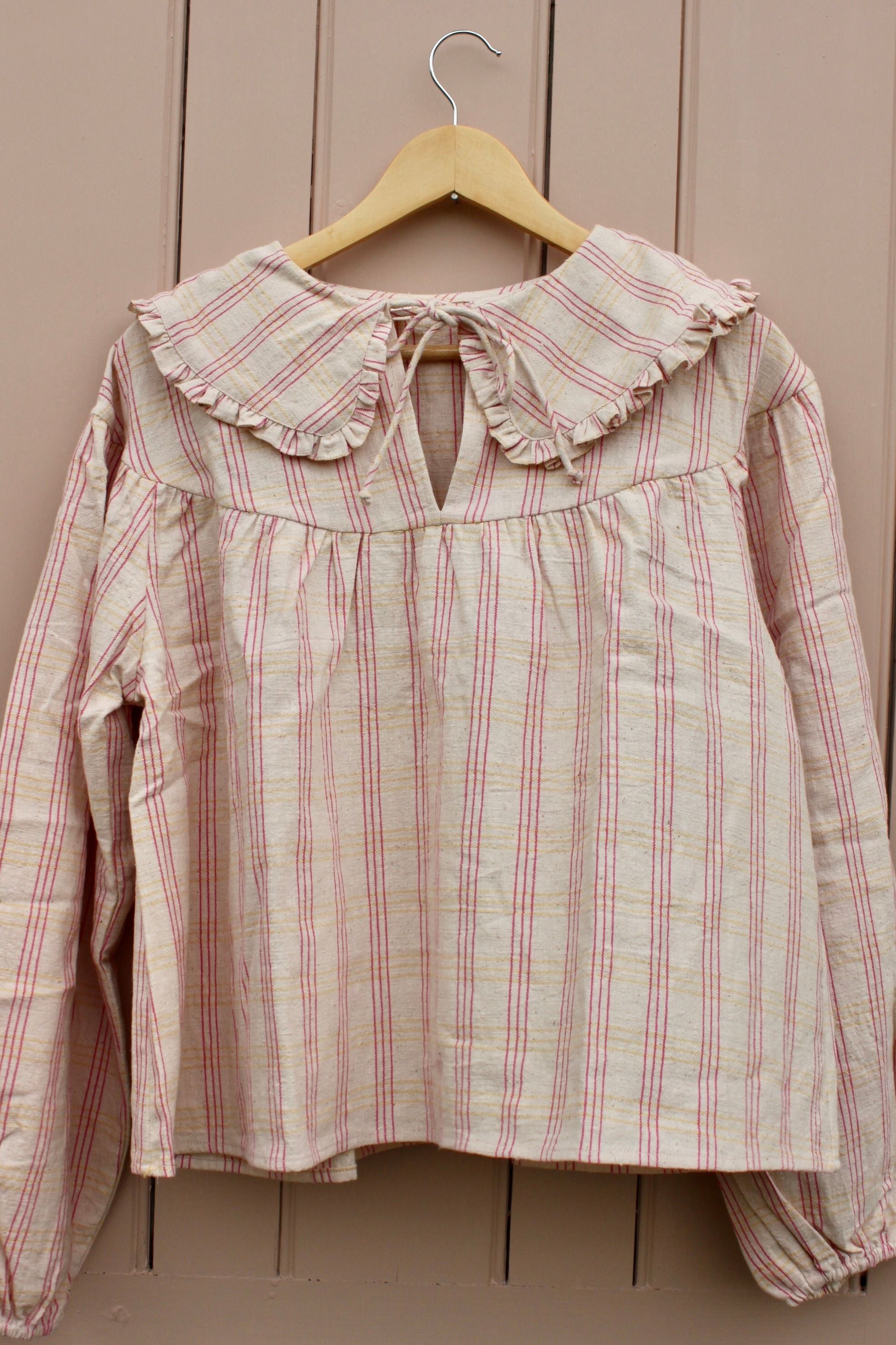 Luchia Smock (pink over yellow)