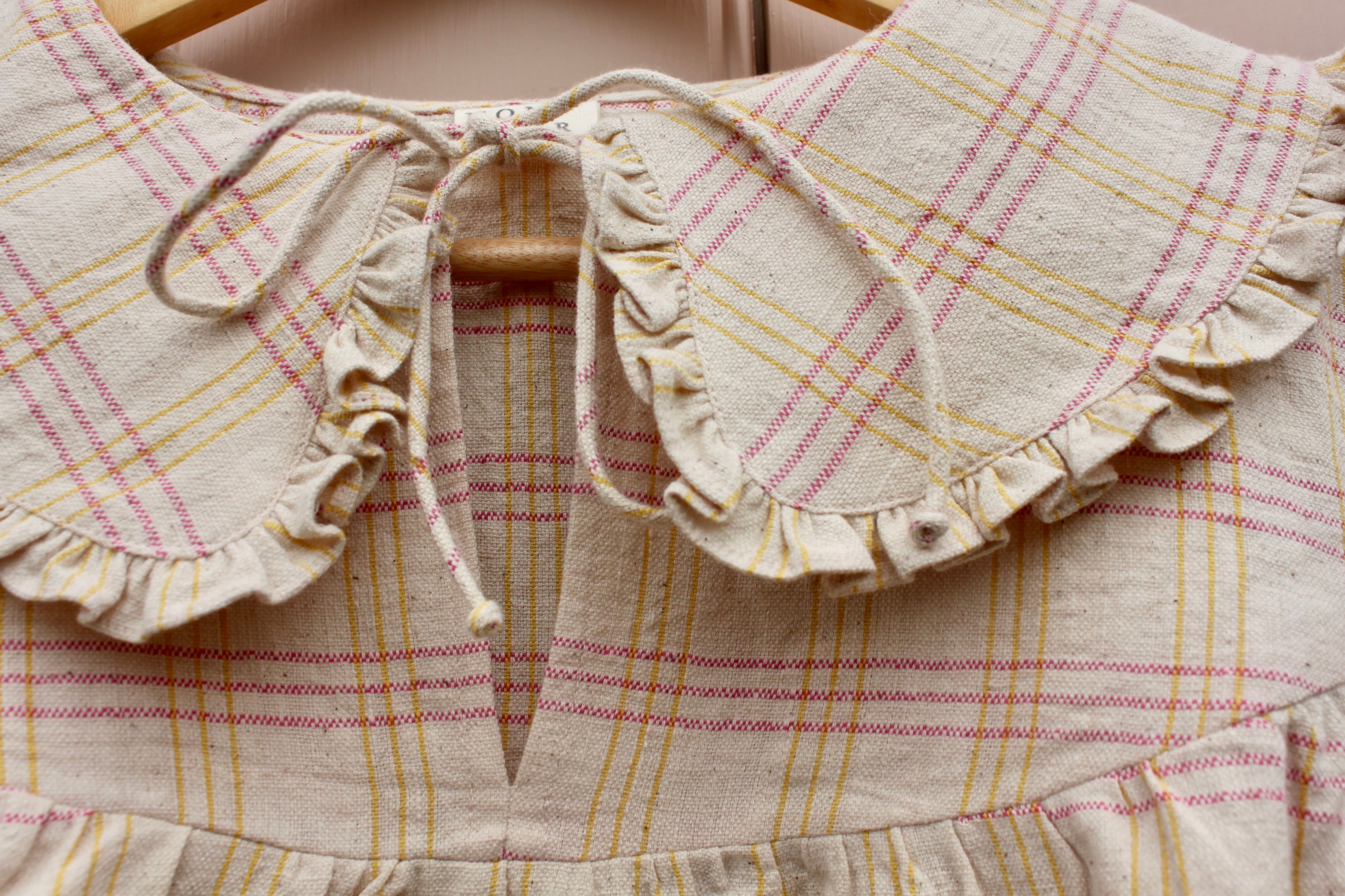 Luchia Smock (yellow over pink)