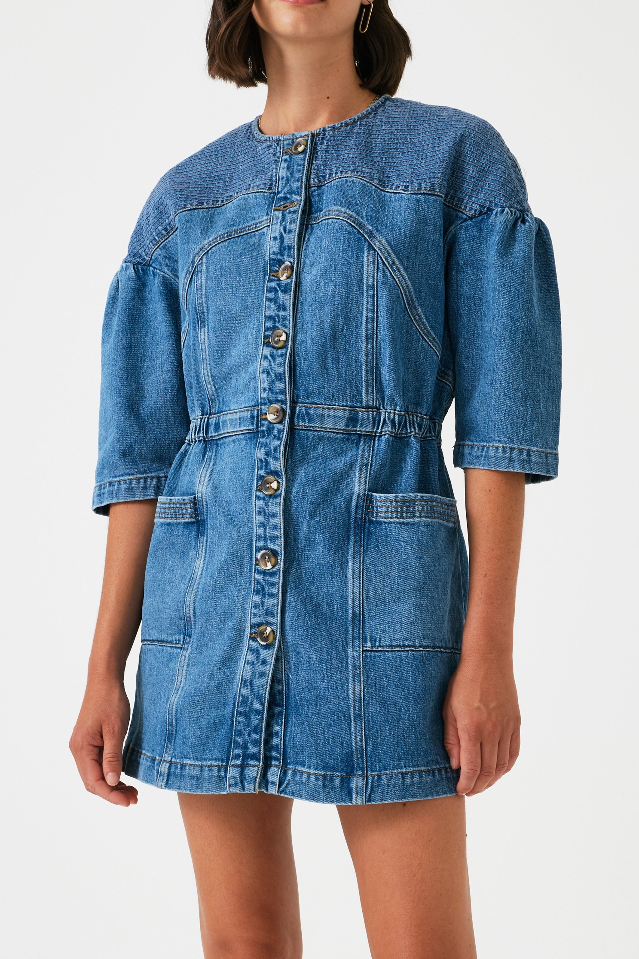 Zaha Mini Dress in Rodeo - seventy + mochi