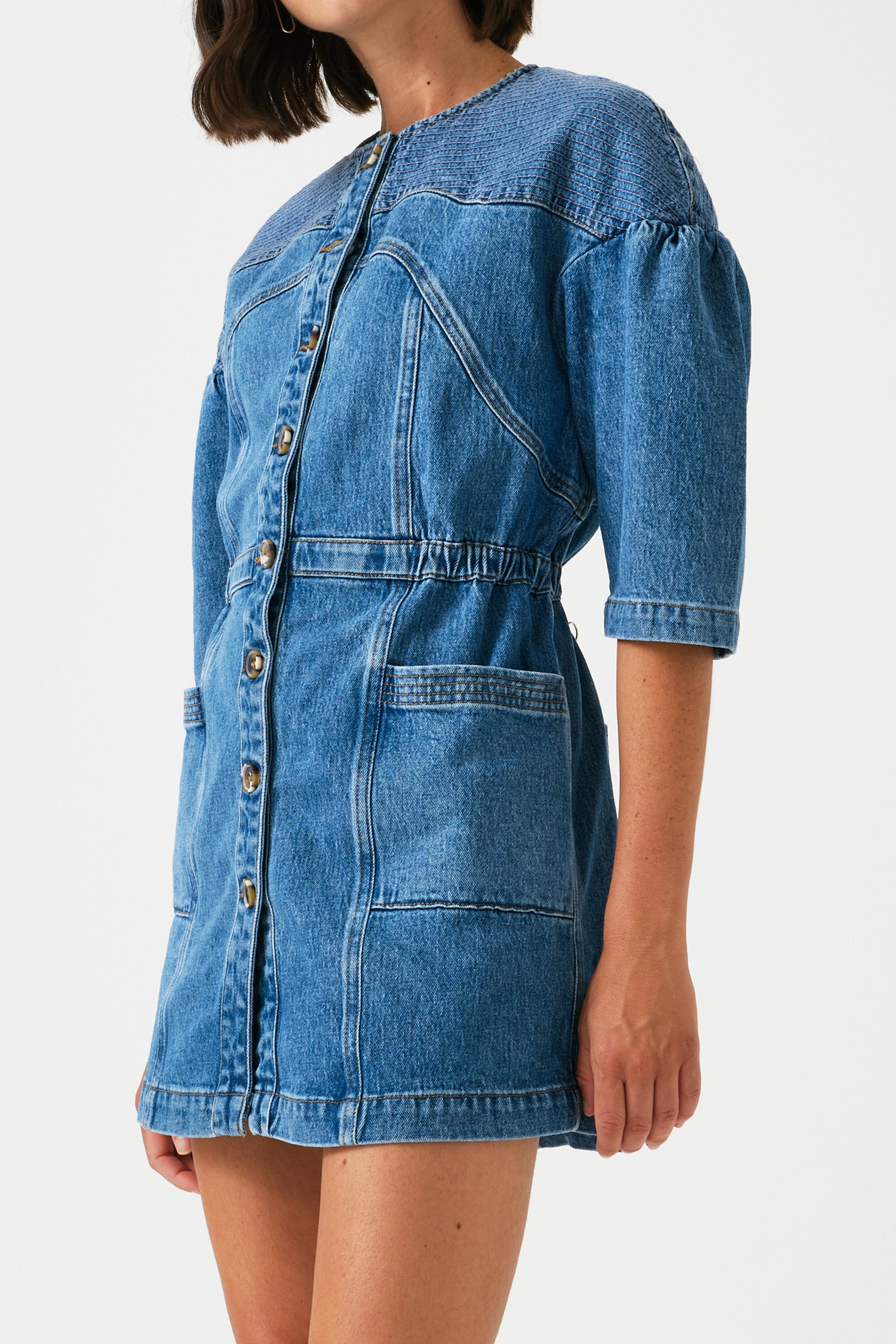 Zaha Mini Dress in Rodeo - seventy + mochi