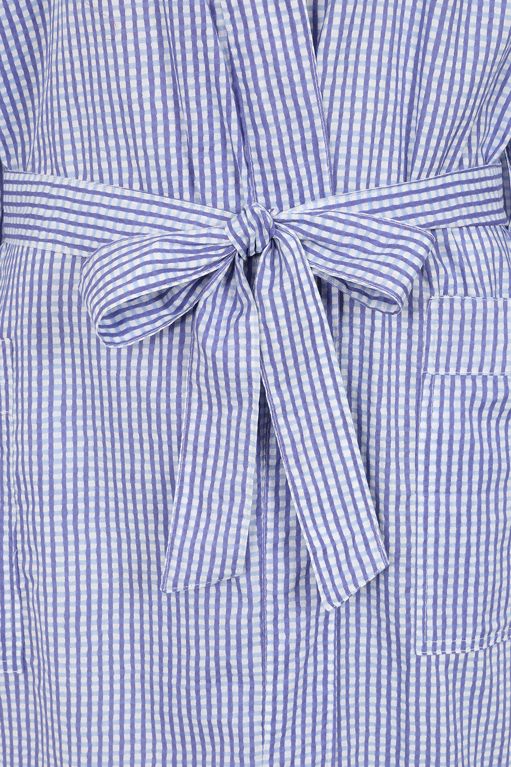Blue Gingham Robe