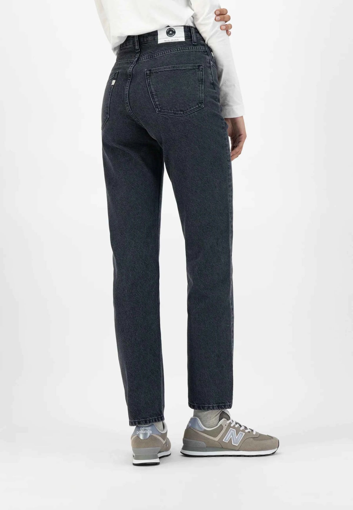 Relax Rose Jeans – Used Black