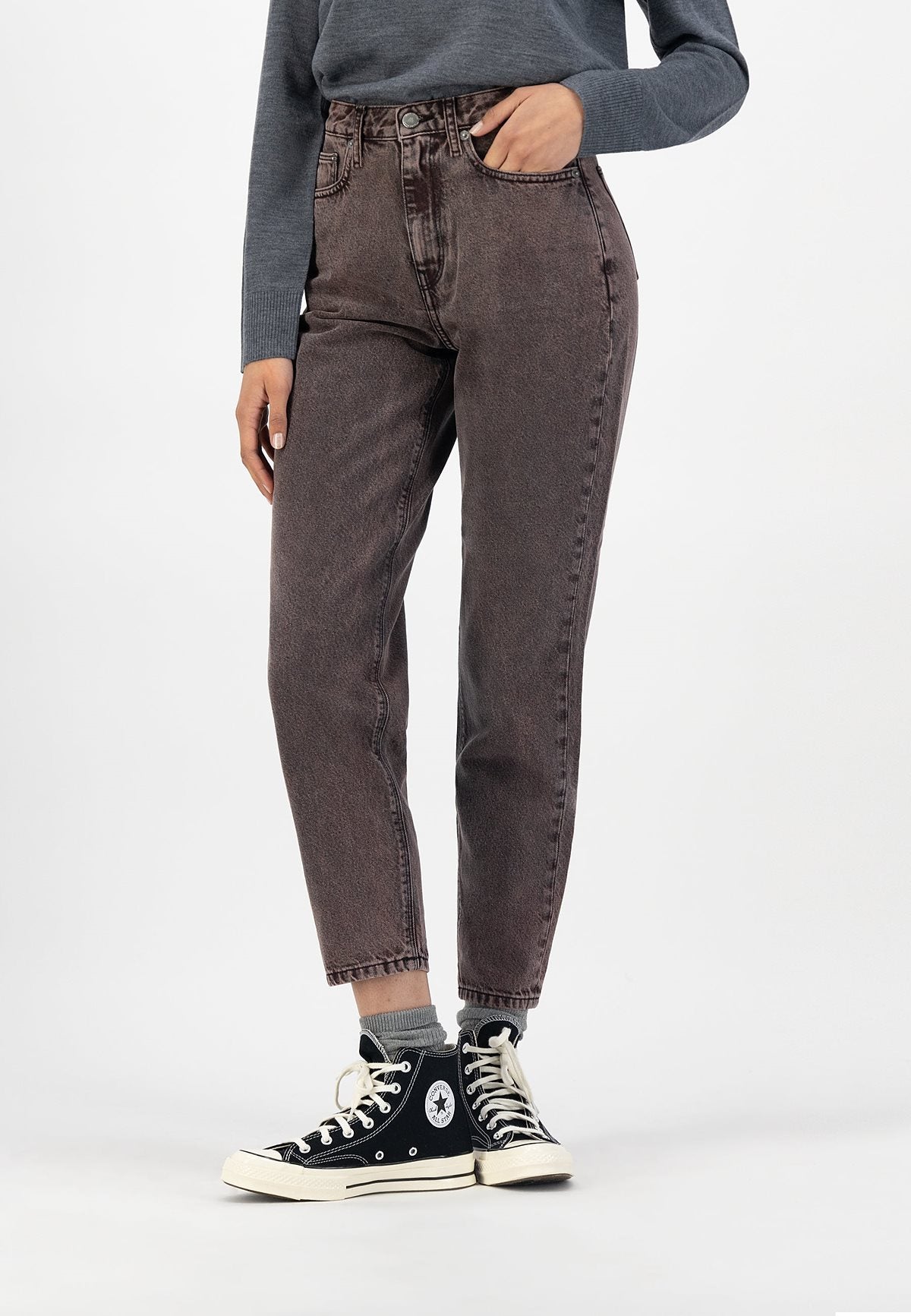 Mams Tapered Jeans – Berry
