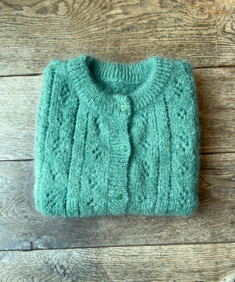 PRE-ORDER: Pointelle Knit Vest - Pistachio Green