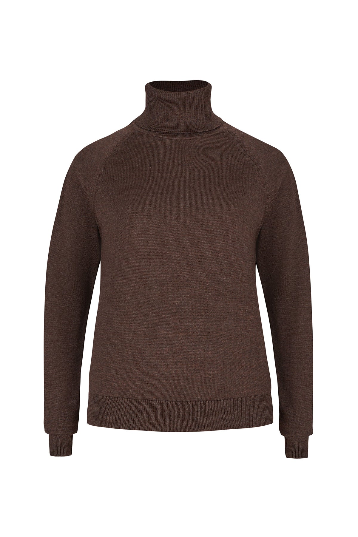 Ora 100% Merino Rollneck Chocolate