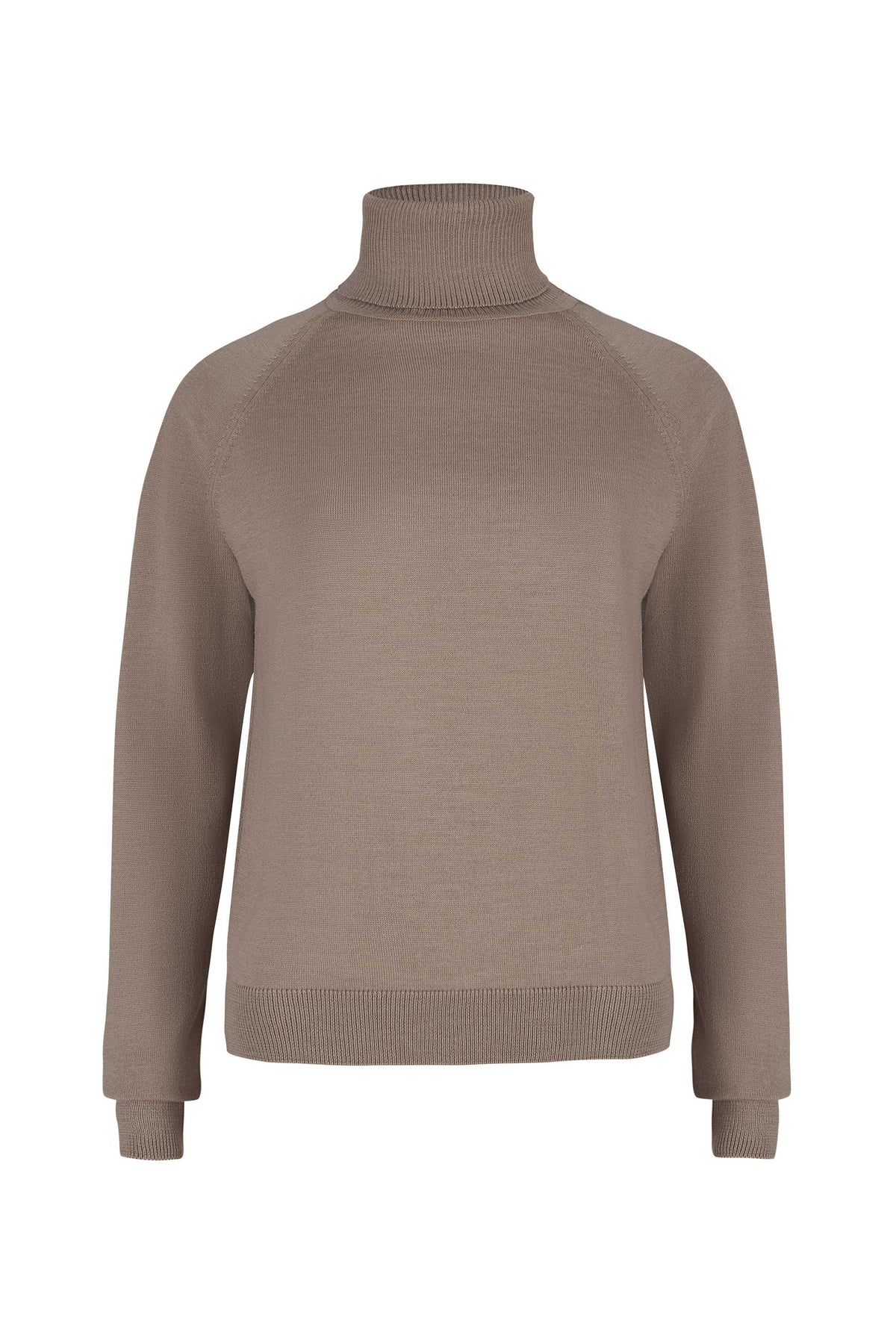 Ora 100% Merino Rollneck Taupe
