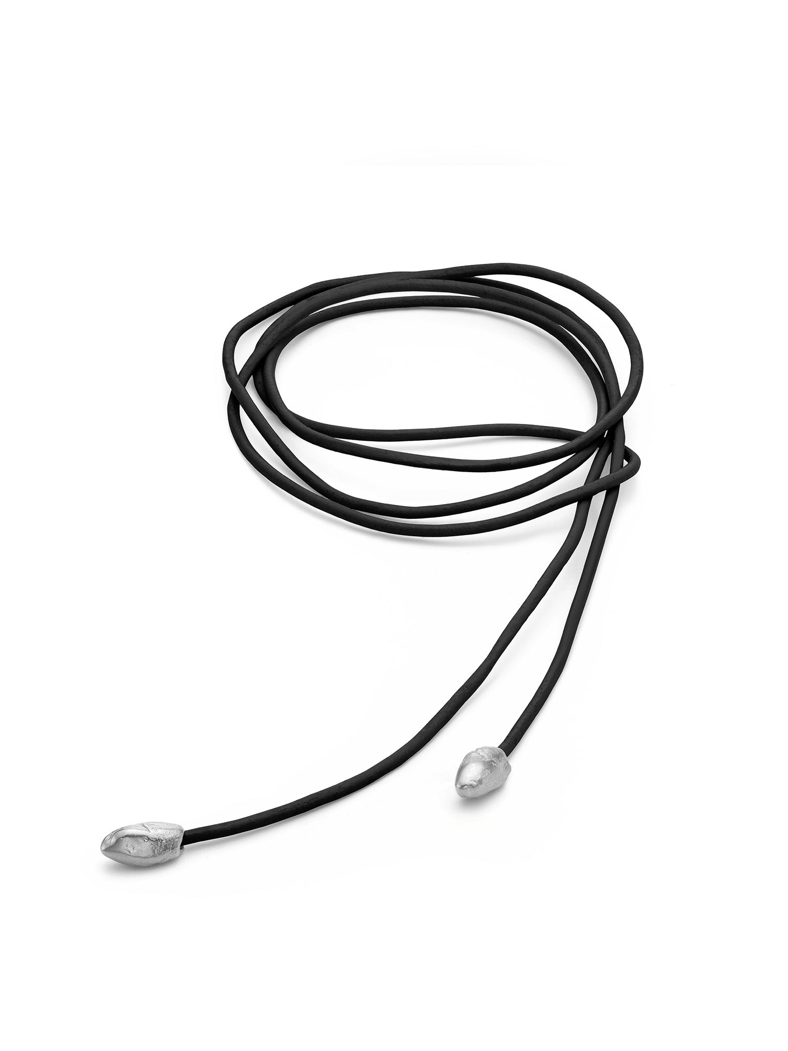 Origin Bow Necklace Silver