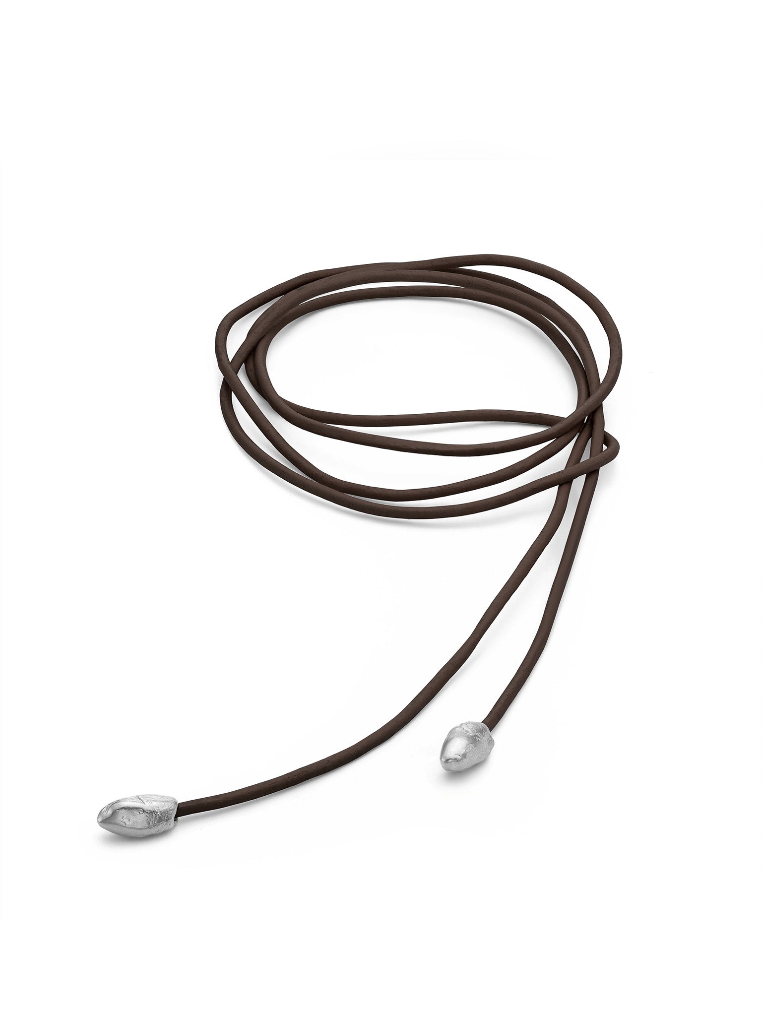 Origin Bow Necklace Silver