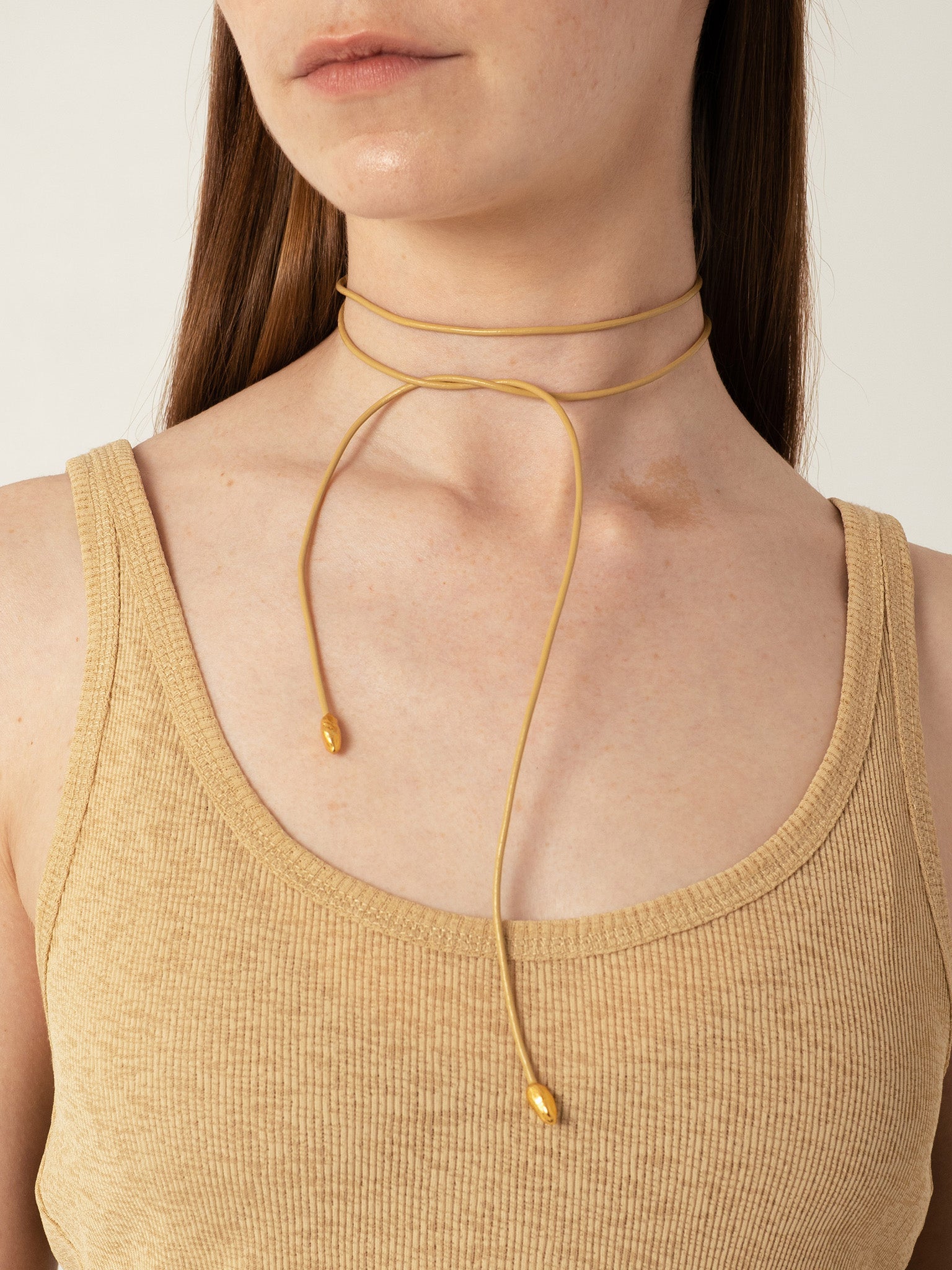 Origin Bow Necklace Gold