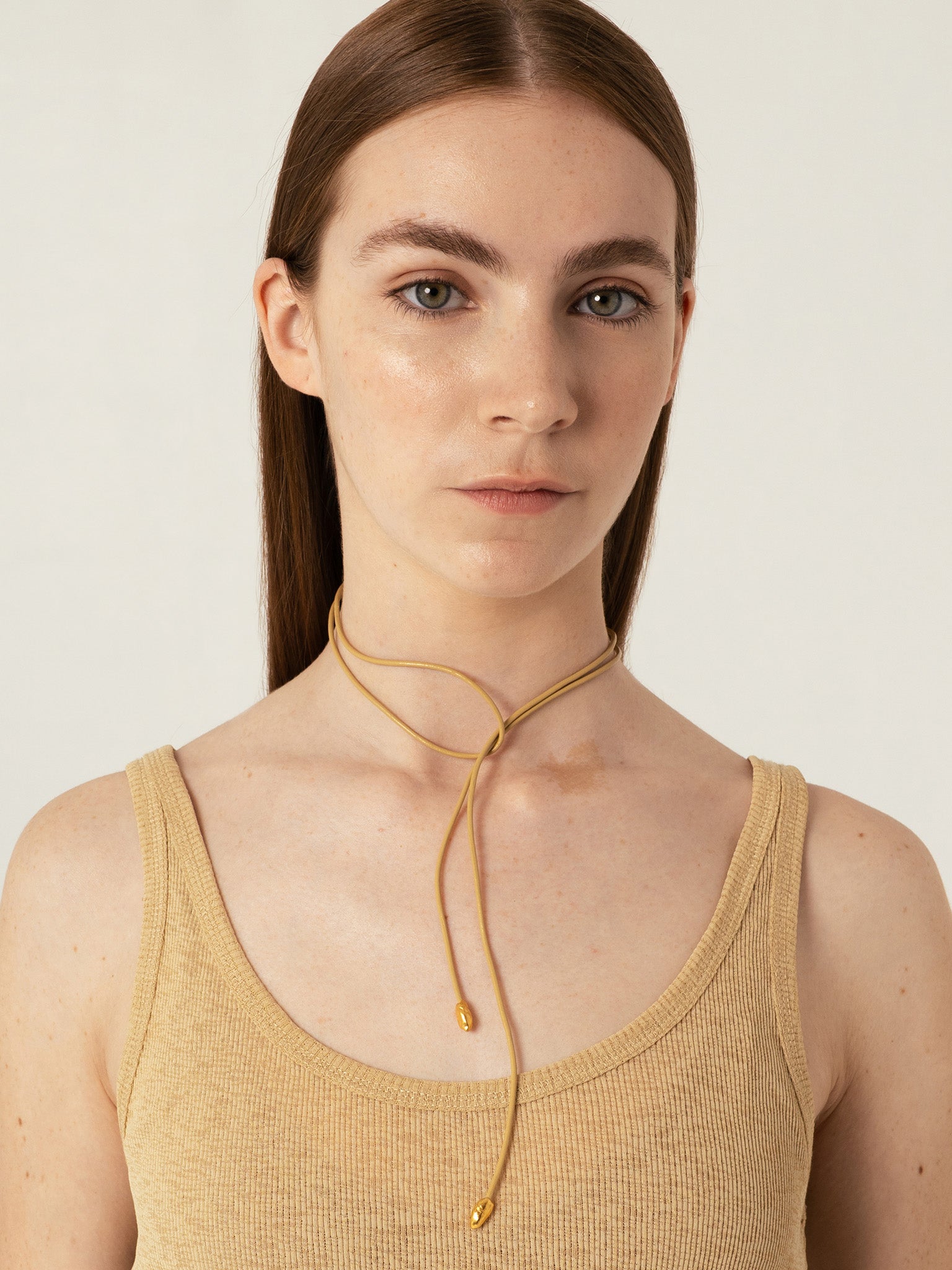 Origin Bow Necklace Gold