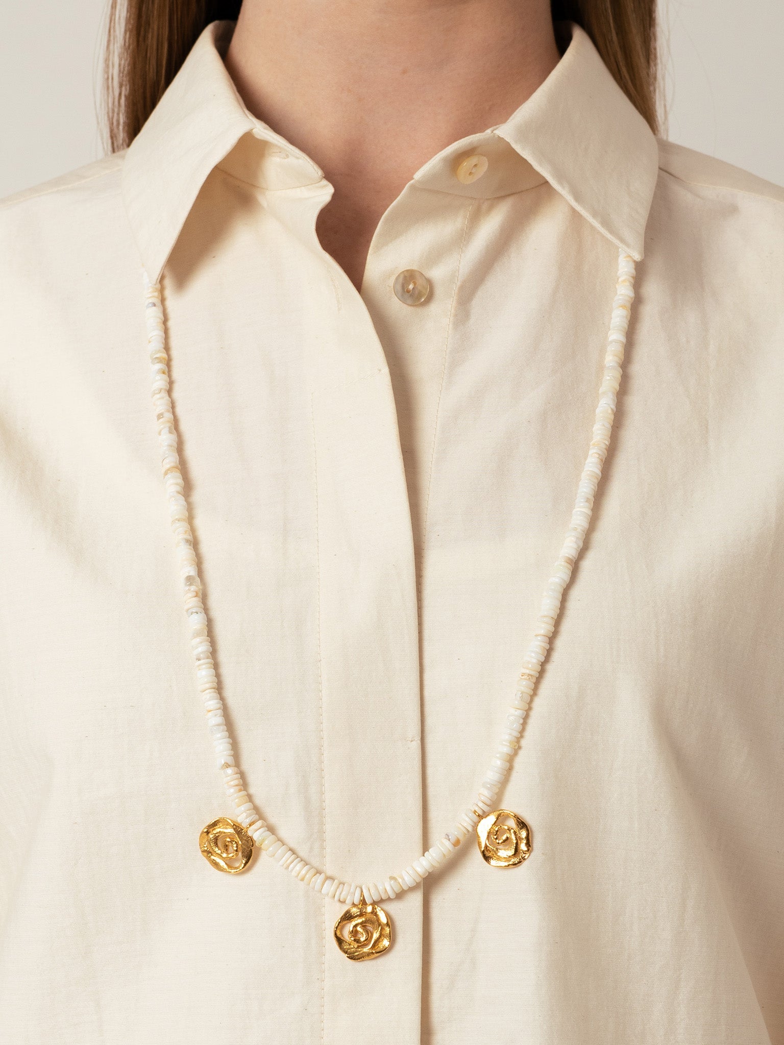 Origin Opal Necklace Gold