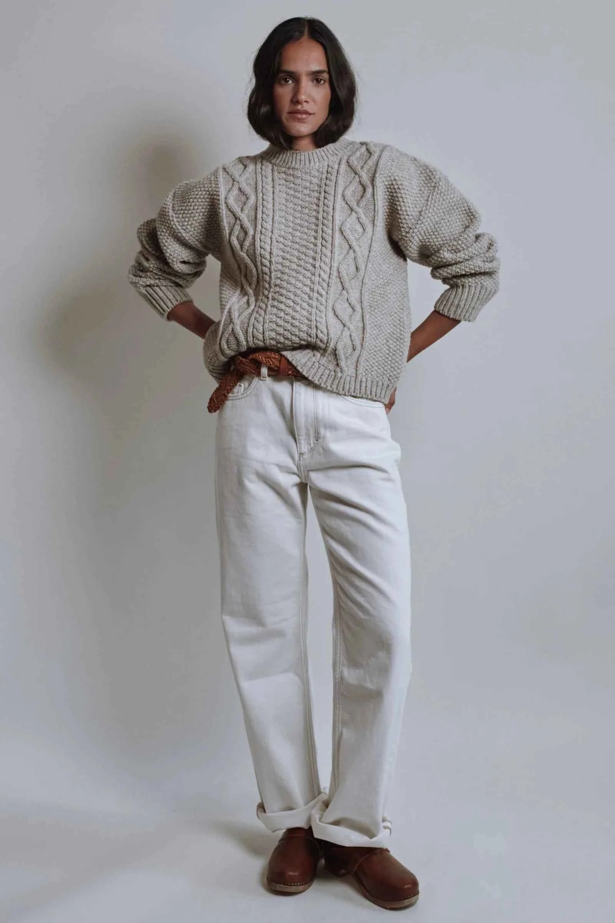 Paola Cable Knit Jumper