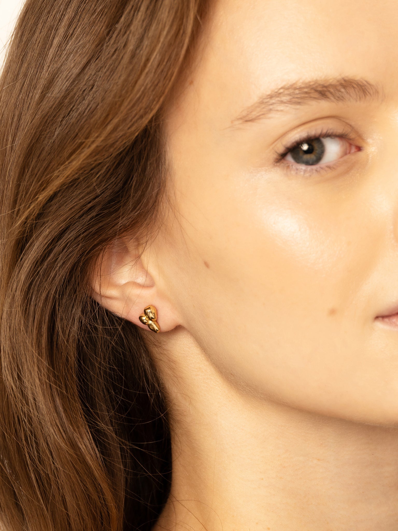 Pebbles Earrings 14k Gold