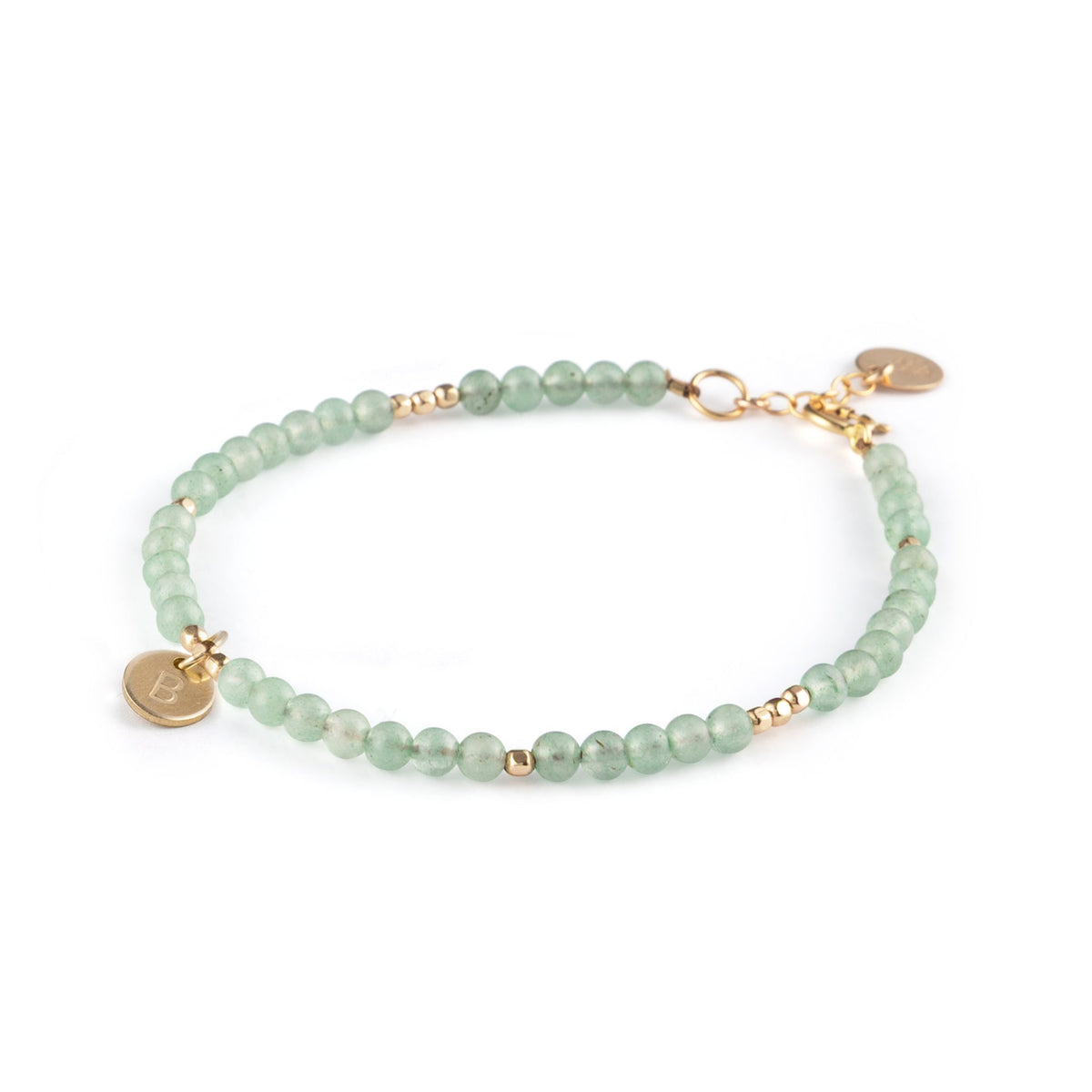 Oceanus Green Aventurine Beaded bracelet