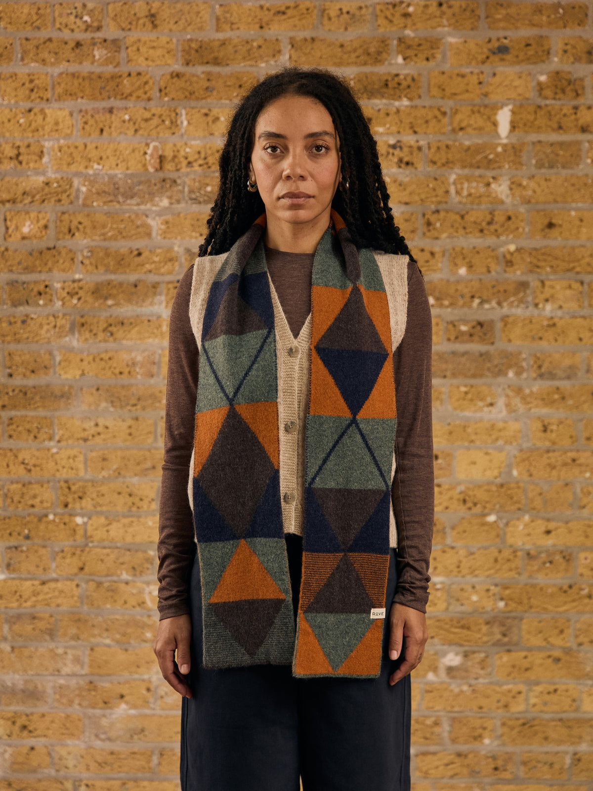Diamond Scarf | Orange