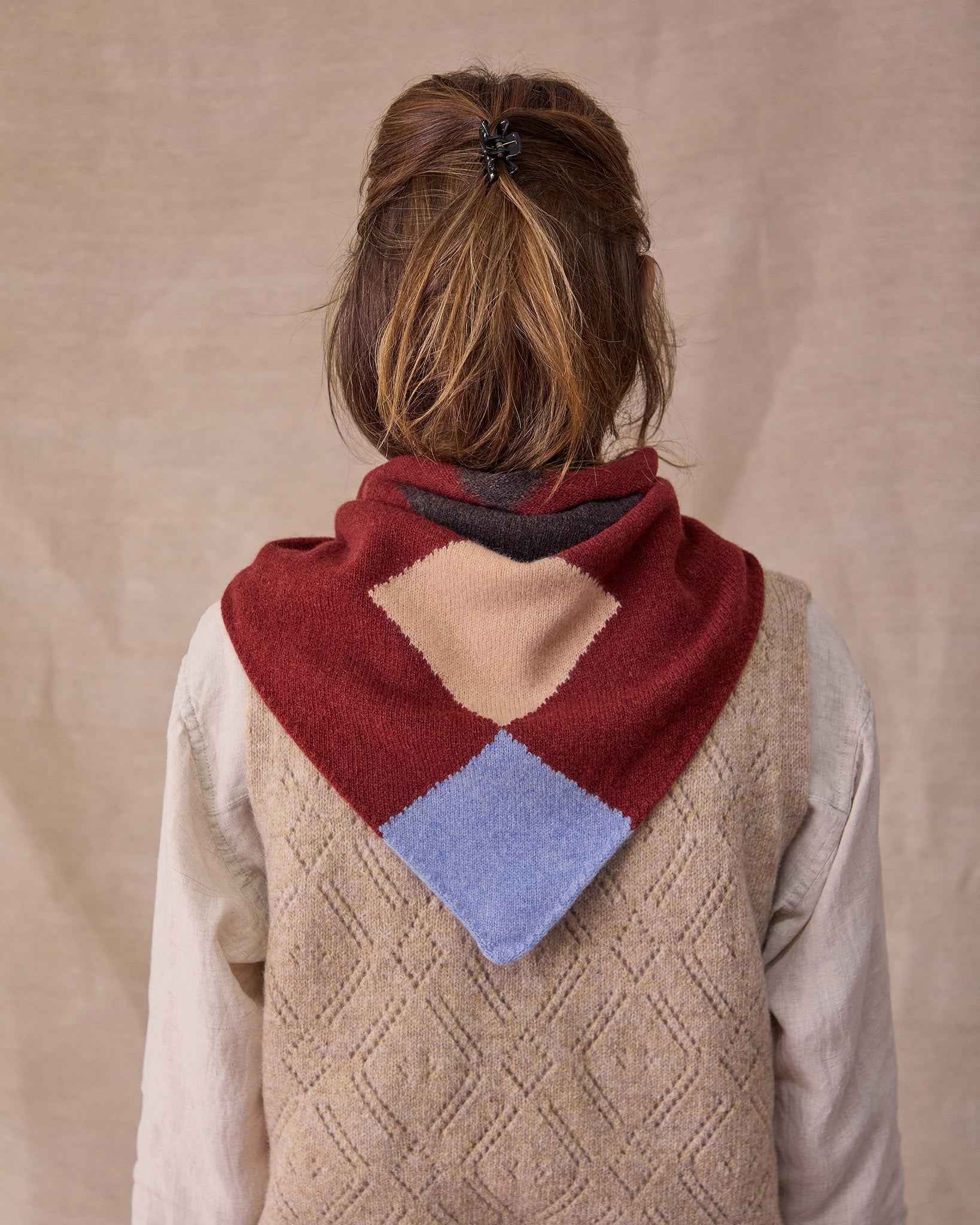 Harlequin Neckerchief | Berry