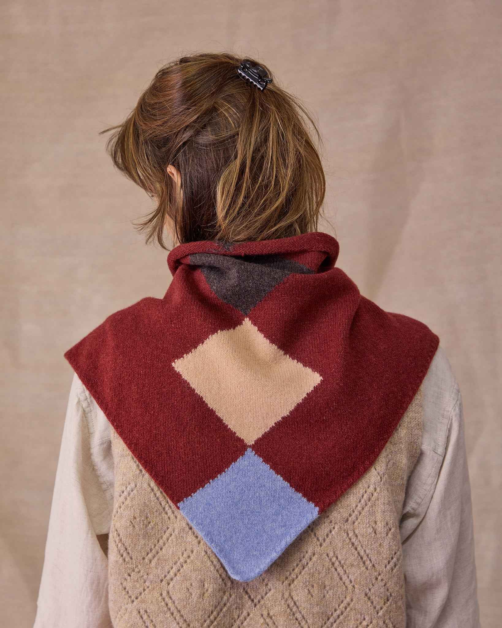 Harlequin Neckerchief | Berry